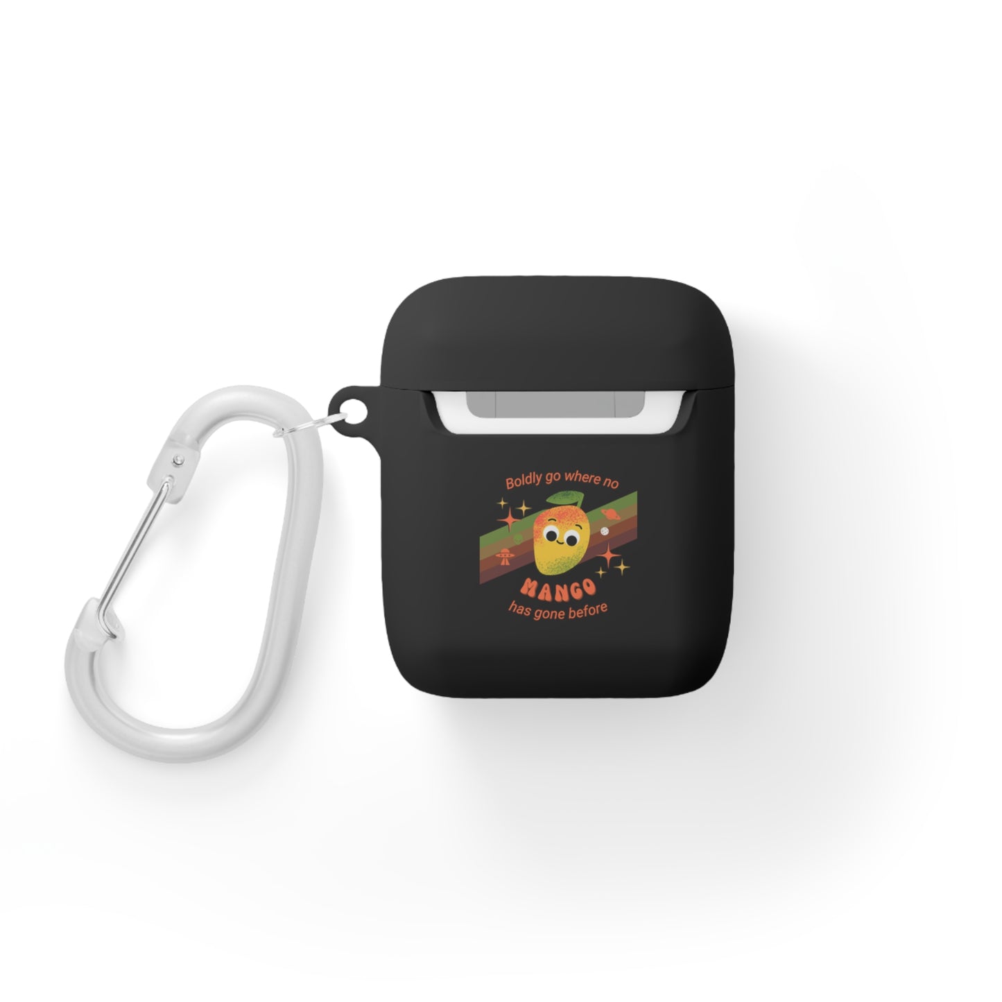 Mango AirPods Case Cover - Fun, Quirky Accessory for Music Lovers, Gift for Music Buffs, Cute Mango Cover, Summer Vibes