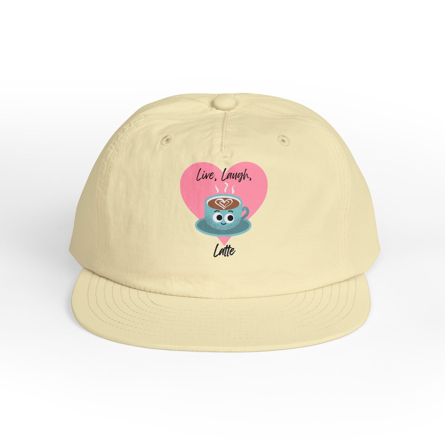 Playful Surf Cap - Live Laugh Love, Summer Vibes, Casual Weekend Accessory, Fun Beach Hat, Gift for Surf Lovers