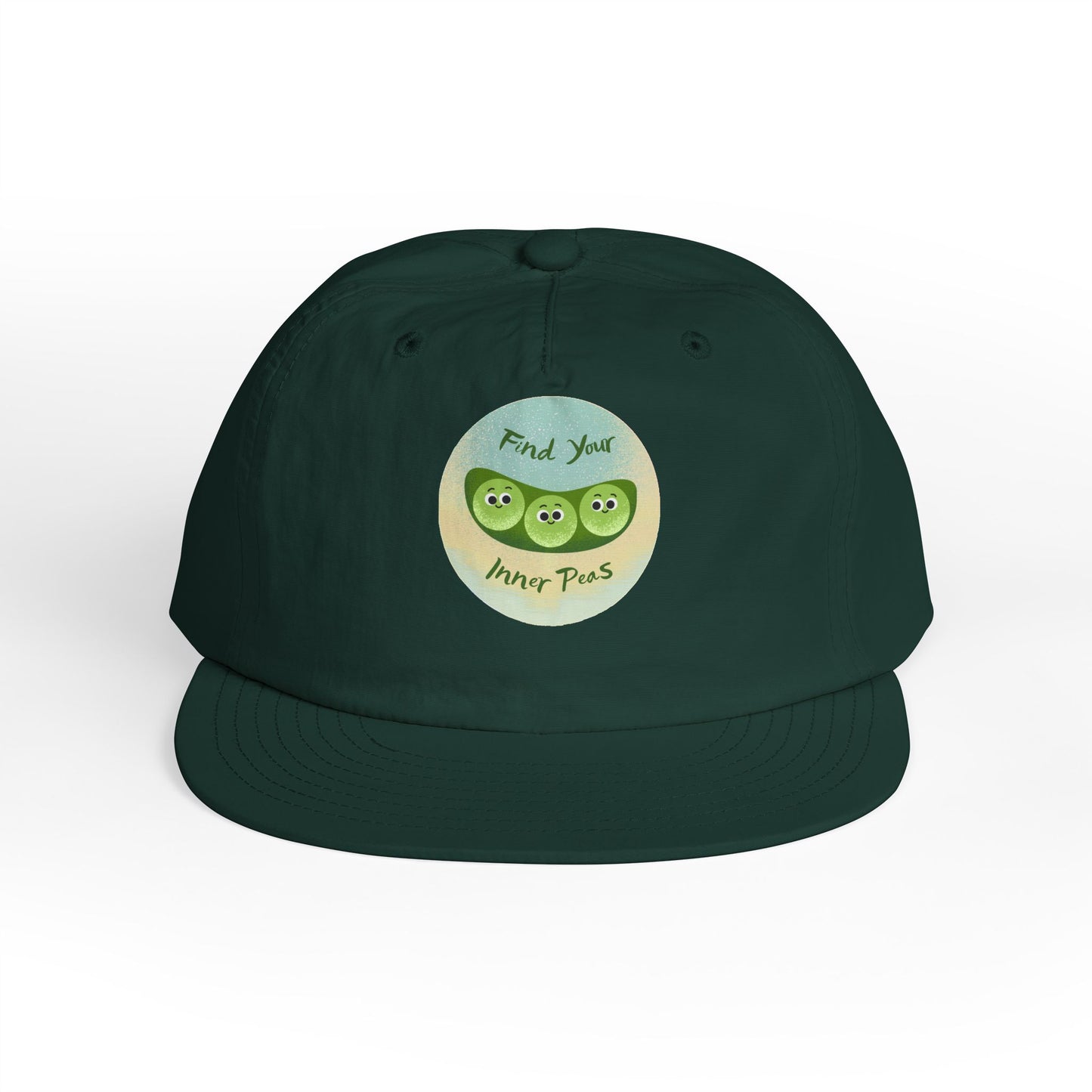 Surf Cap, Find Your Inner Peace Hat, Beachwear Accessories, Summer Cap, Fun Prints, Relaxation Gear, Outdoor Lifestyle