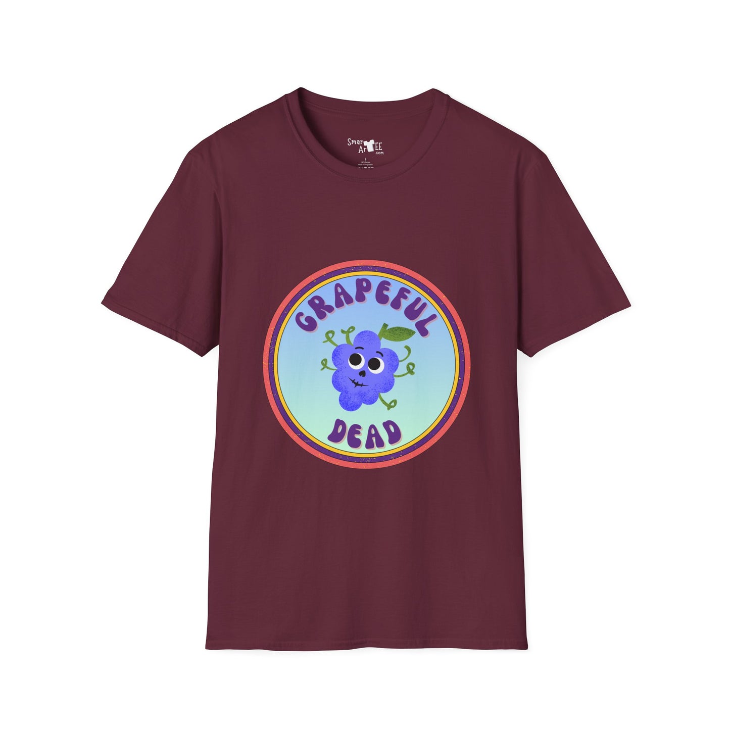 Grapeful Dead Unisex T-Shirt | Vintage Music Tee, Festival Wear, Gift for Music Lovers, Casual Style, Retro Graphic Shirt