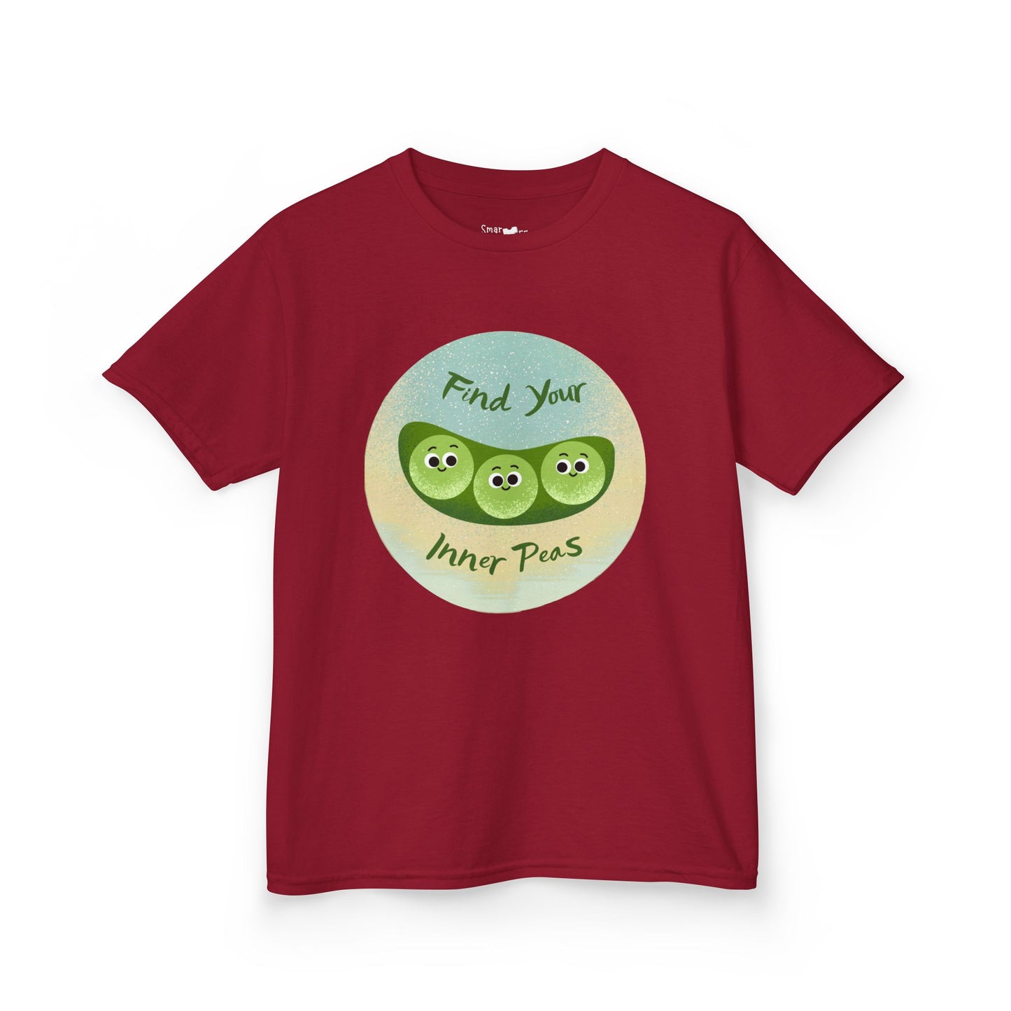 Kids Shirt with 'Find Your Inner Peas' Design, Fun & Relaxed Wear for Playtime, Perfect Gift for Kids, Summer Outfits, Funny Gift Idea