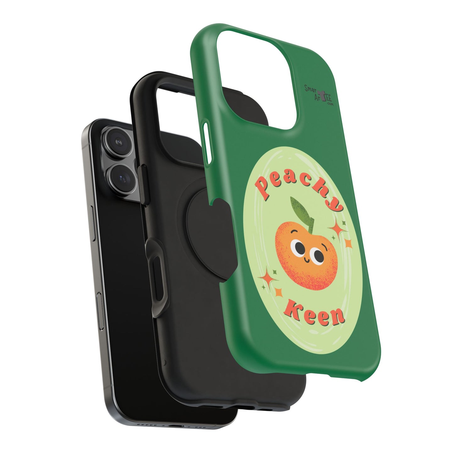Peachy Keen Phone Case, Cute Impact-Resistant Case, Fun Smartphone Cover, Gift for Fruit Lovers, Customizable Phone Accessory