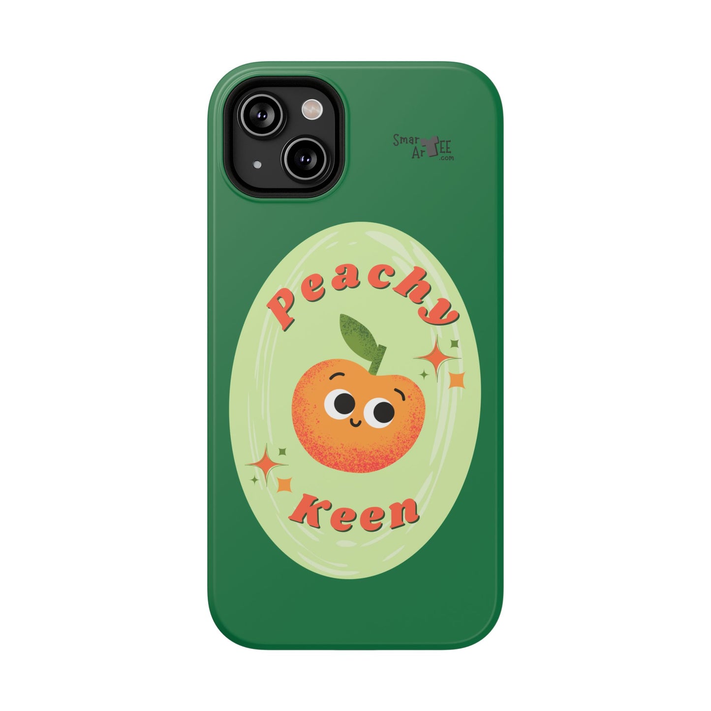 Peachy Keen Phone Case, Cute Impact-Resistant Case, Fun Smartphone Cover, Gift for Fruit Lovers, Customizable Phone Accessory