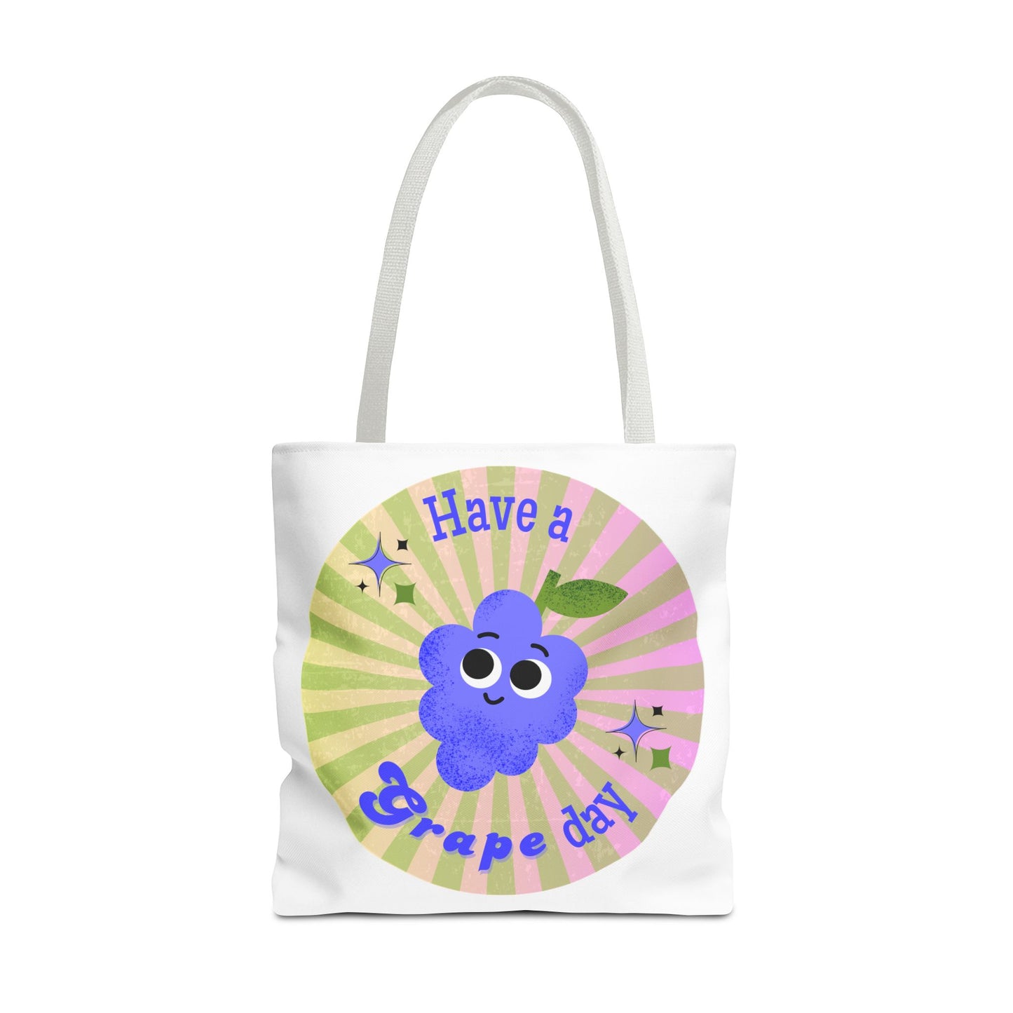 Cute Grape Day Tote Bag - Fun Reusable Shopping Bag, Gift for Fruit Lovers, Eco-Friendly Tote, Summer Bag, Kids' Toy Bag