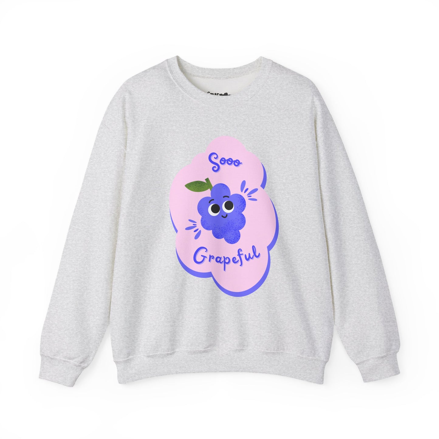 Sooo Grapeful Crewneck Sweatshirt - Cozy Unisex Top, Perfect for Gift Giving, Casual Wear, Fall Fashion, and Everyday Comfort