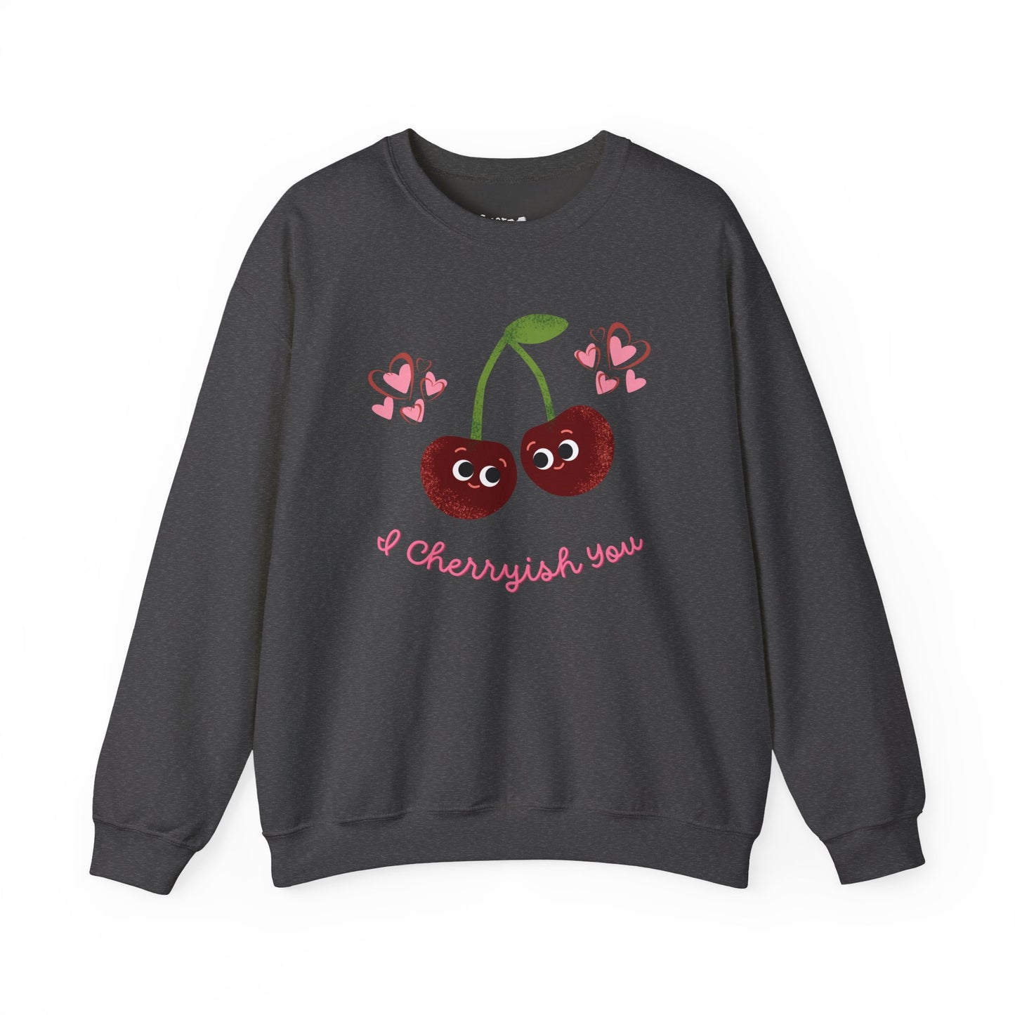 Cherryish Unisex Sweatshirt - Whimsical Funny Fruit Pun Design, Great Gift Idea