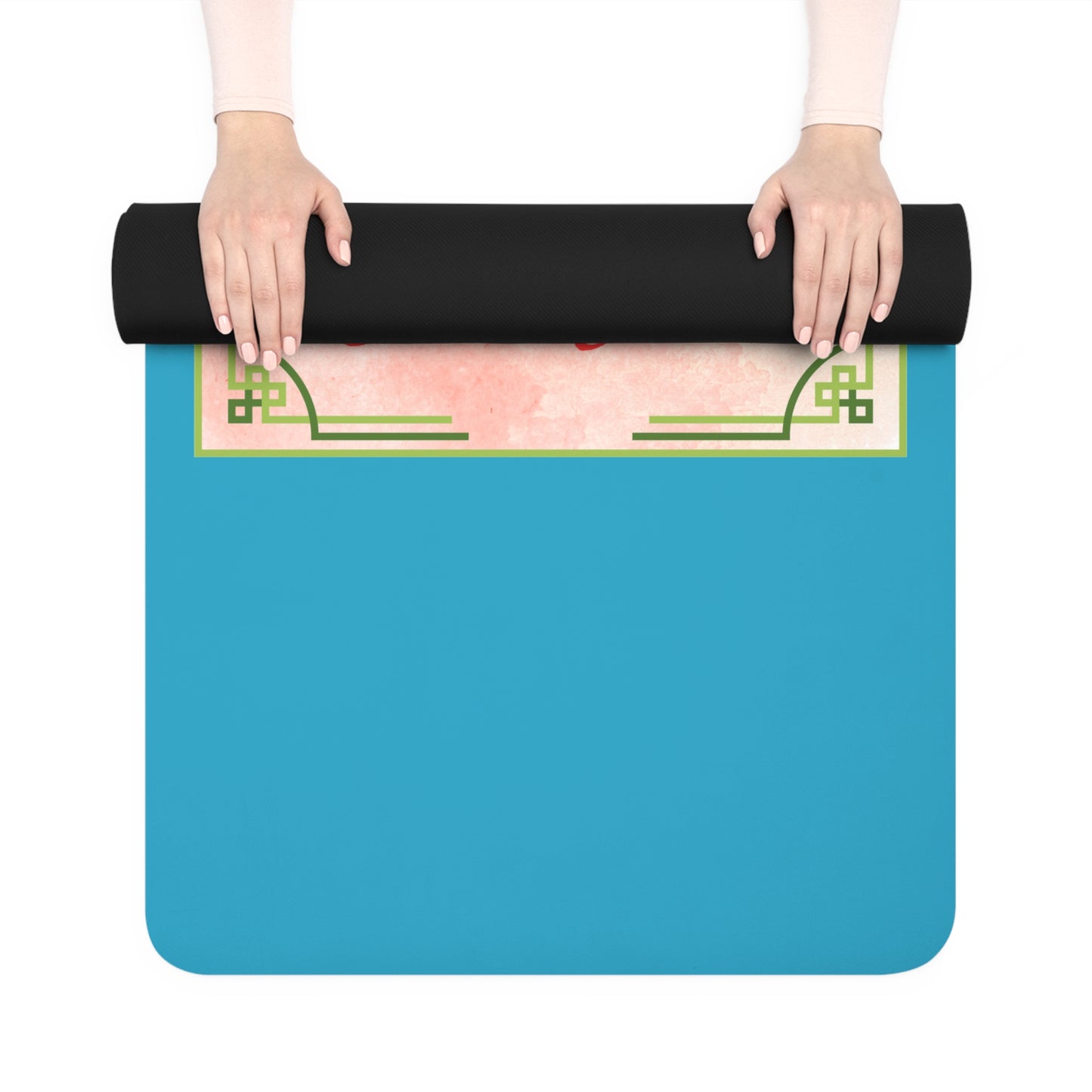 Practically Pearfect Rubber Yoga Mat, Fun Exercise Mat, Fitness Gift, Yoga & Pilates Accessories, Cute Workout Gear, Home Gym Decor