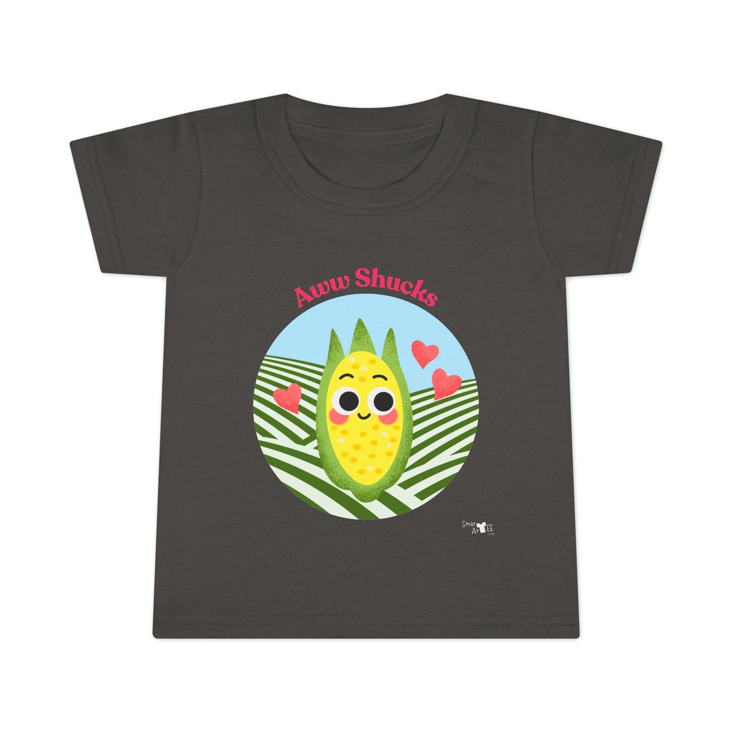 Cute Toddler Shirt with Happy Corn Design, Fun Children's Apparel, Gifts for Kids, Summer Vibes, Birthday Present, Playtime Wear