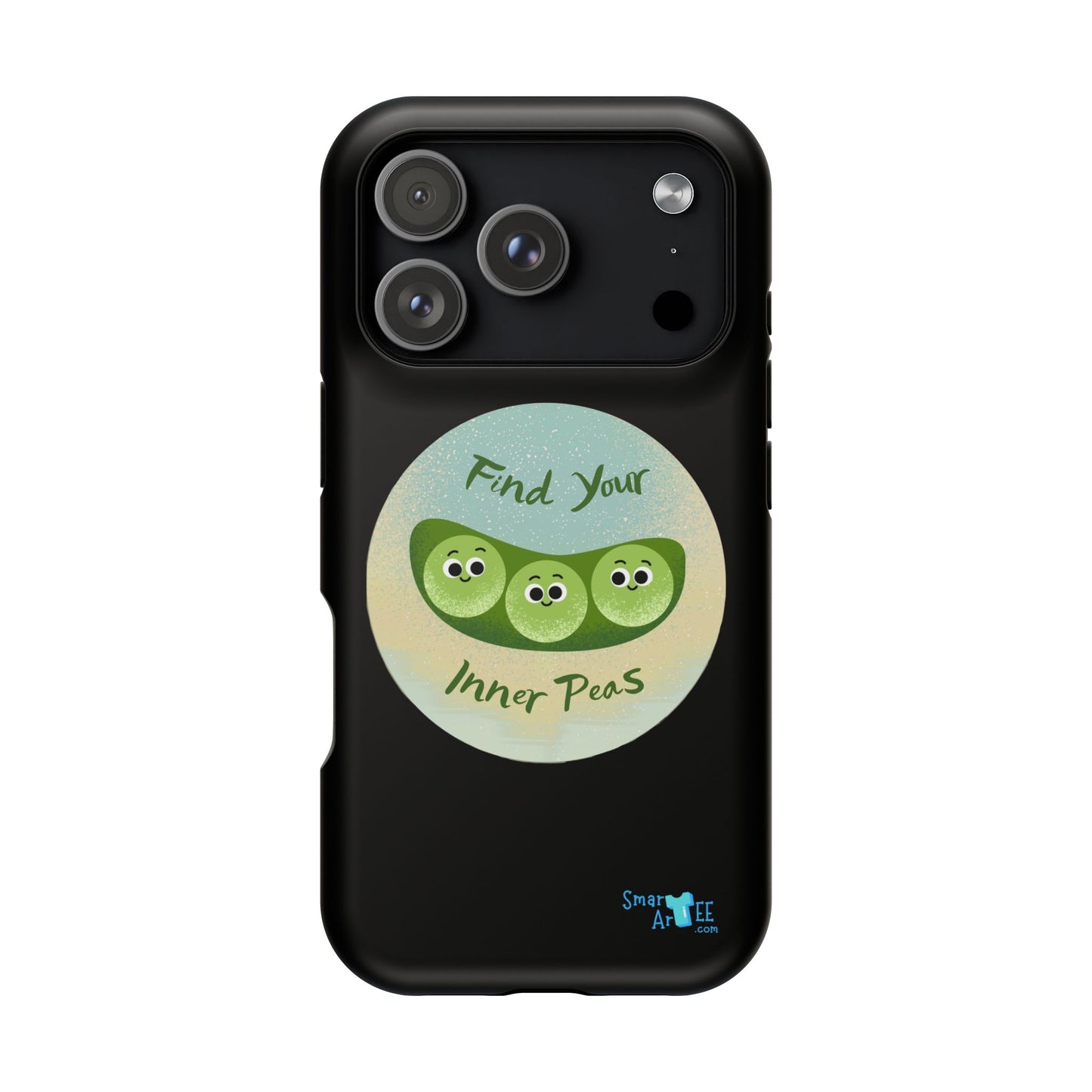 Find Your Inner Peas Phone Case | Impact-Resistant, Cute Phone Cover for Veggie Lovers, Gift for Friends, Fun Phone Accessories