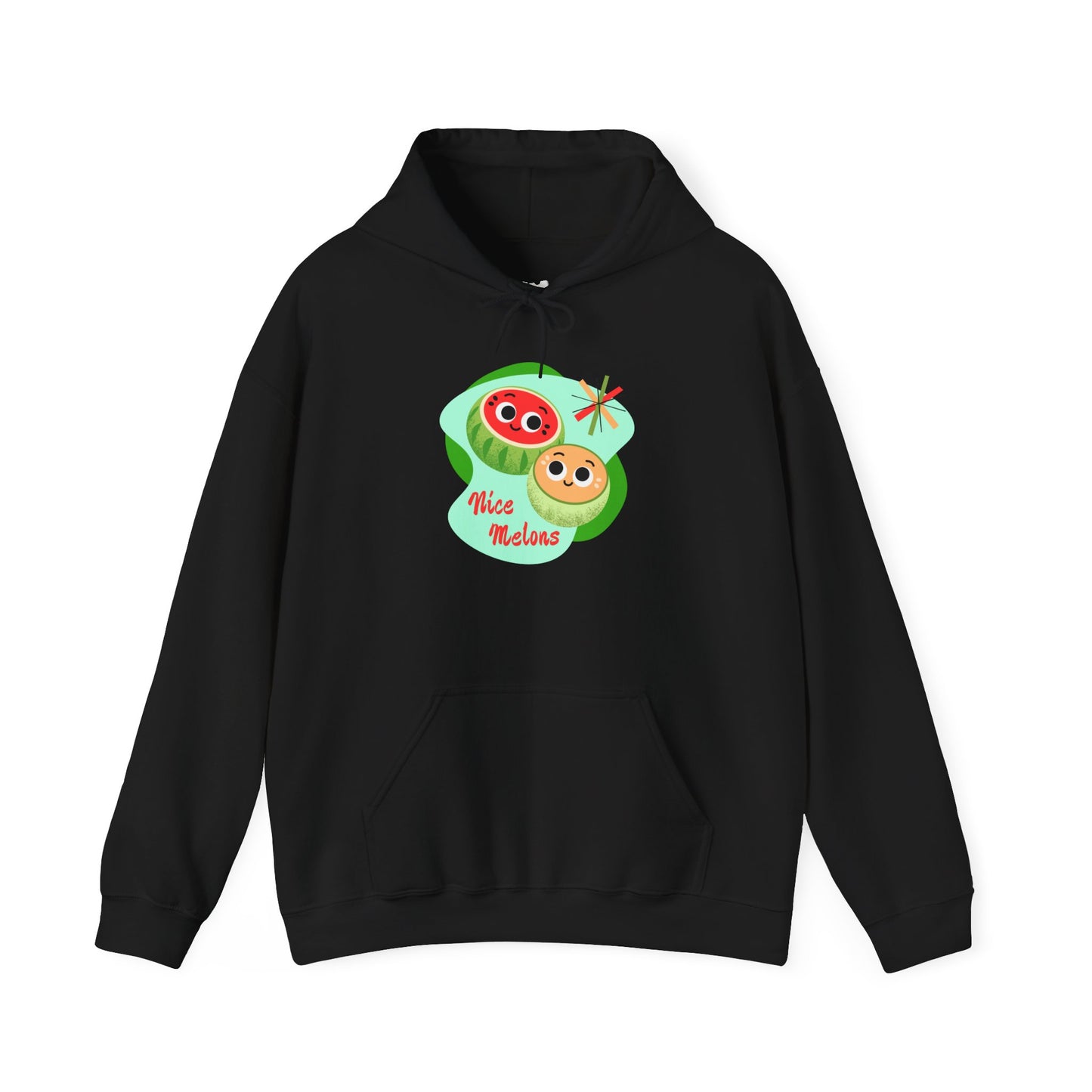 Cute Retro Fruit Hoodie for Friends, Cozy Unisex Pullover, Funny Casual Wear, Gift for Fruit Lovers