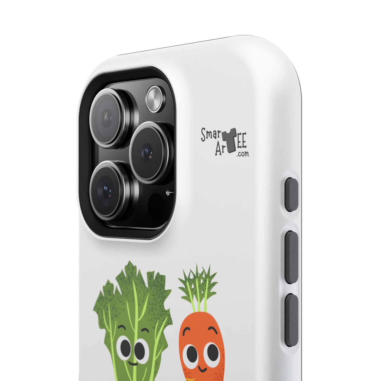 Cute Vegetable Pun Phone Caseca – Romaine Calm and Carrot On, Fun Gift, Kitchen Decor, Quirky, Culinary Passion
