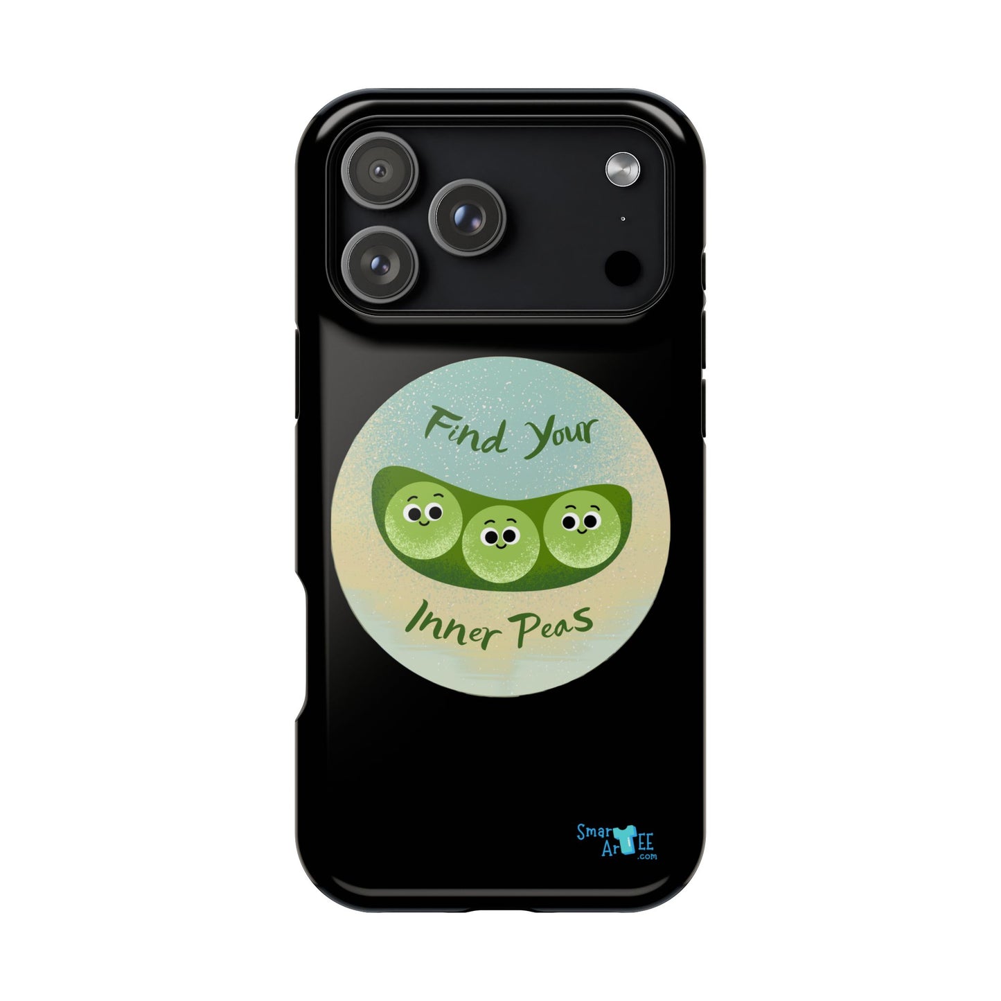 Find Your Inner Peas Phone Case | Impact-Resistant, Cute Phone Cover for Veggie Lovers, Gift for Friends, Fun Phone Accessories