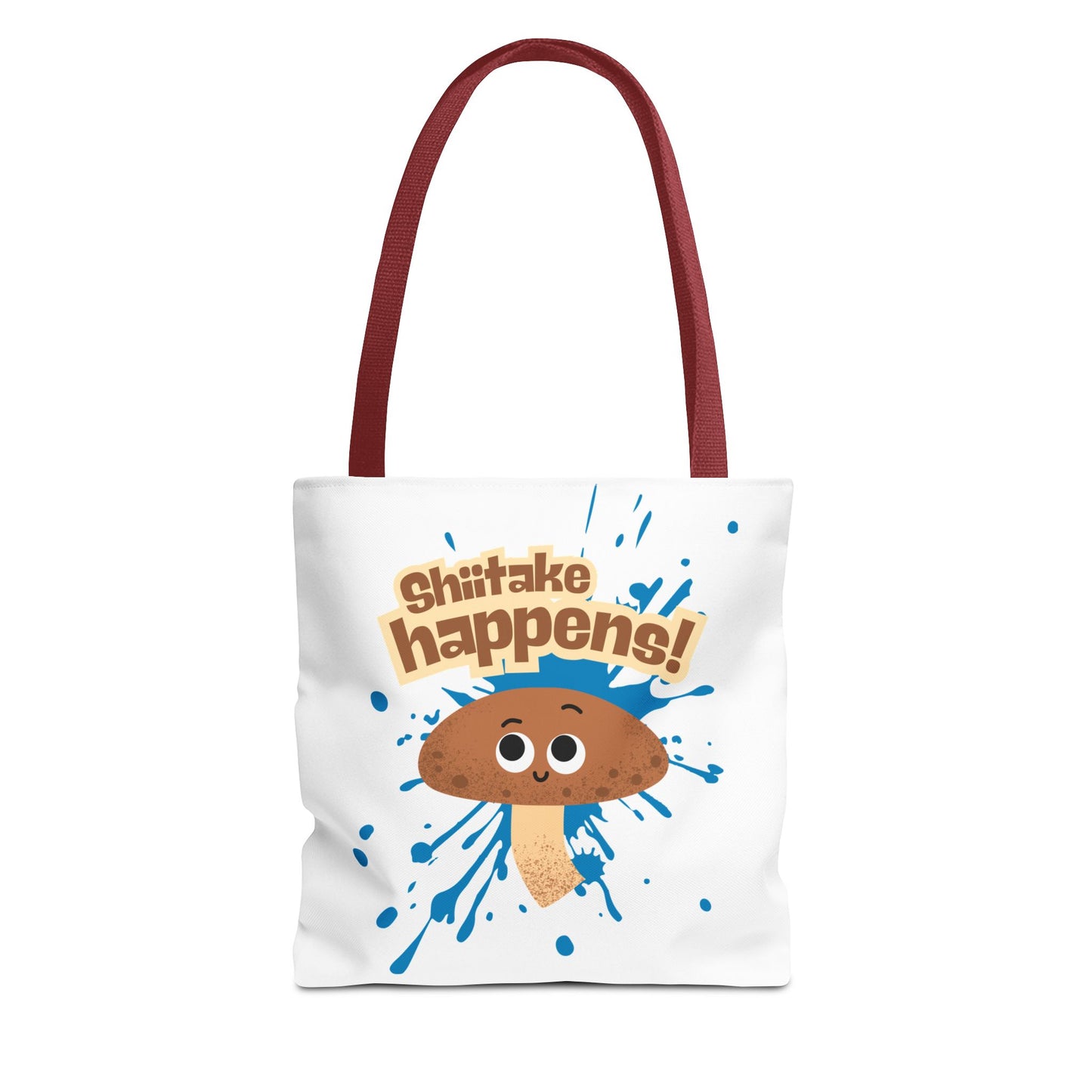 Funny Shiitake Mushroom Tote Bag, Humorous Eco-Friendly Shopping Bag, Perfect Gift for Fun-Lovers, Mushroom Lover Gift, Quirky Reusable Tote