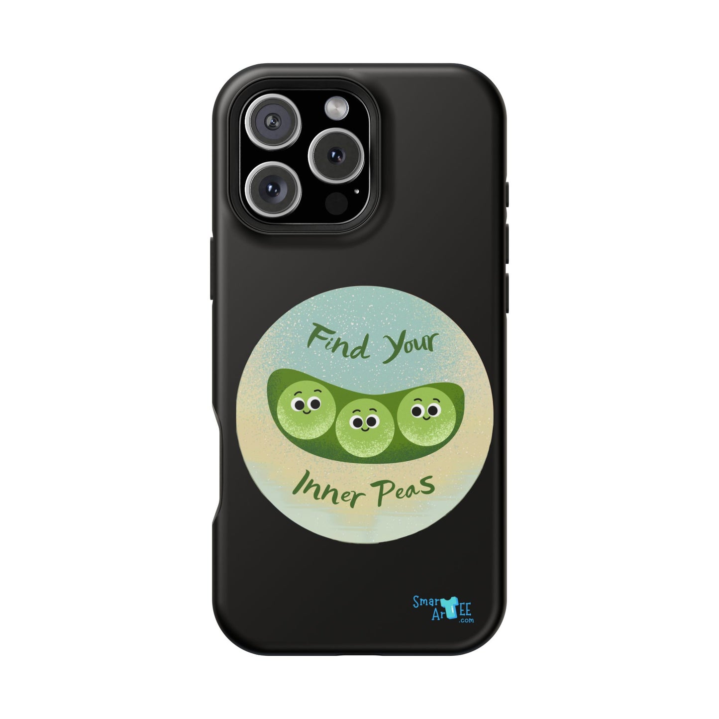 Find Your Inner Peas Phone Case | Impact-Resistant, Cute Phone Cover for Veggie Lovers, Gift for Friends, Fun Phone Accessories