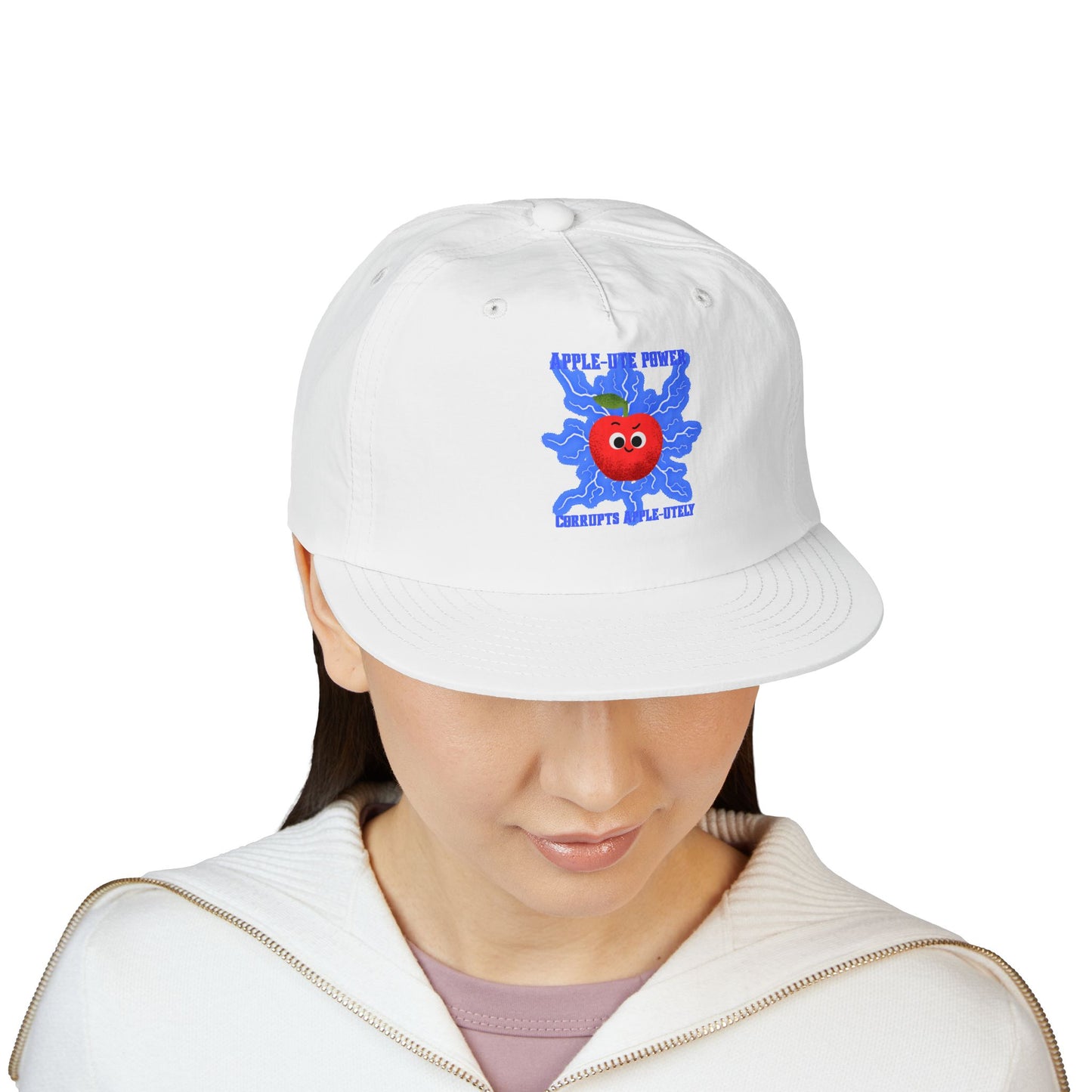 Fun Surf Cap with Playful Apple Design | Great for Summer, Beach Days, and Casual Outings | Perfect Gift Hat for All Ages, Kids, Beach Fashion