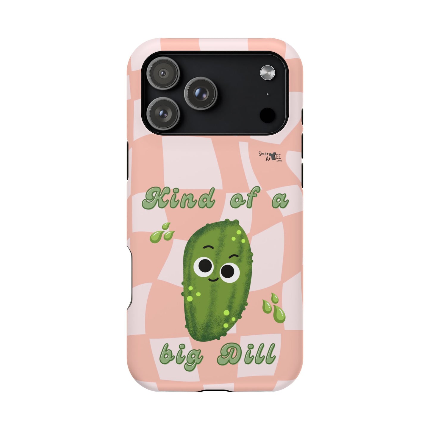 Cute Cucumber Phone Case, Funny Phone Case, Gift for Vegetable Lovers, Quirky Mobile Accessories, Summer Vibes, Kind of a Big Dill