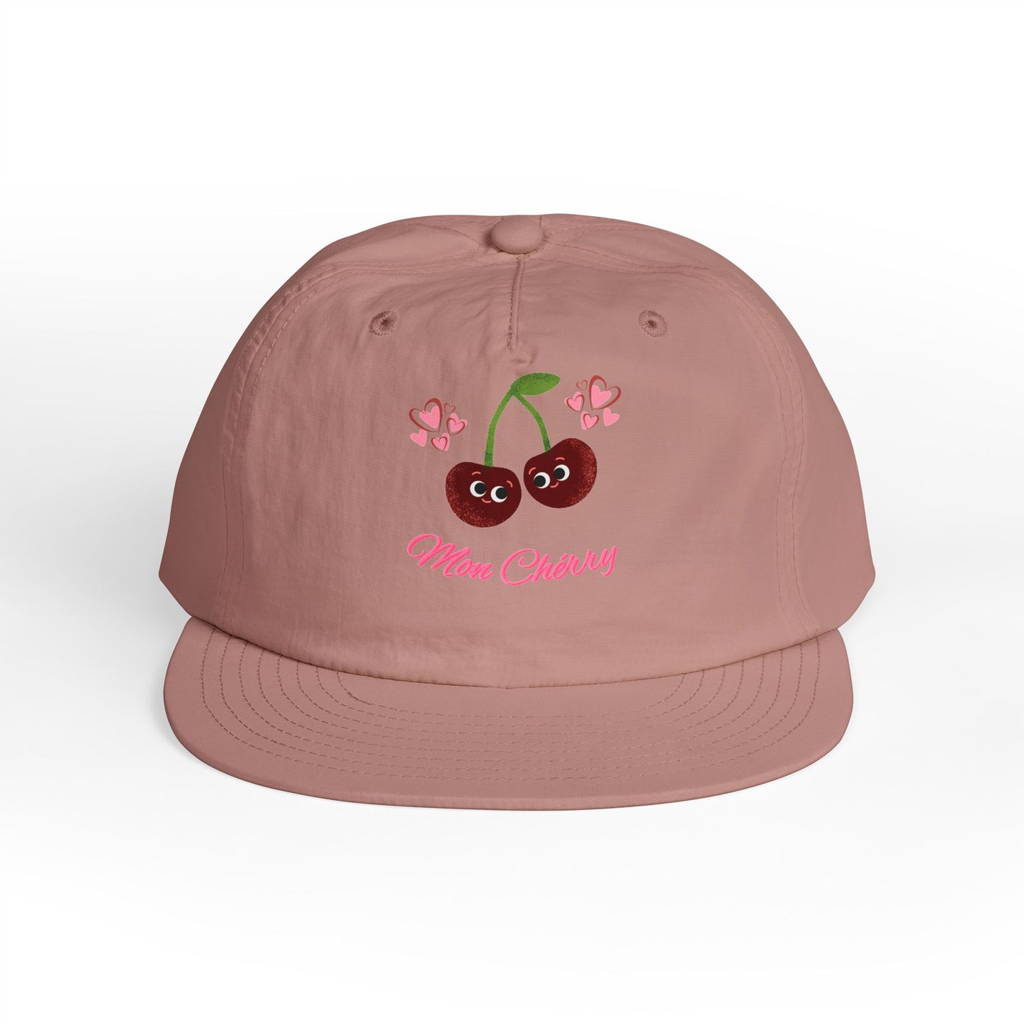 Cherry Blossom Surf Cap | Cute Beach Hat, Summer Accessory, Trendy Gift for All Ages, Adjustable Snapback, Fun Vacation Gear