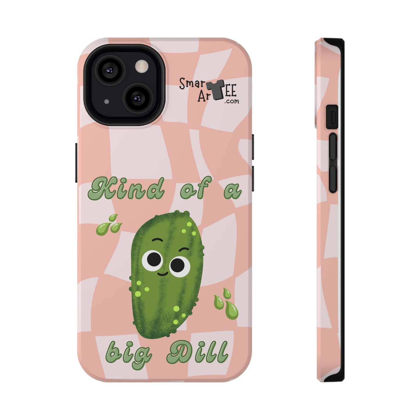 Cute Cucumber Phone Case, Funny Phone Case, Gift for Vegetable Lovers, Quirky Mobile Accessories, Summer Vibes, Kind of a Big Dill