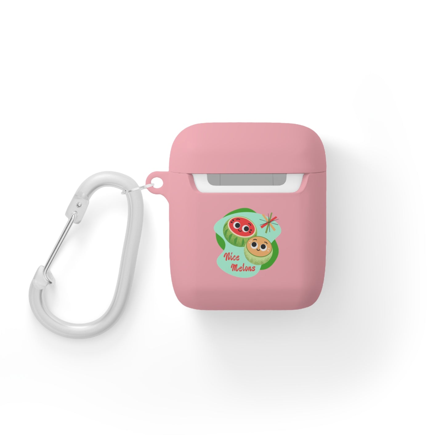 Cute Fruit AirPods Case Cover | Nice Melons Design, AirPods Accessory, Fun Gift for Kids, Summer Vibes, Unique Earbuds Holder