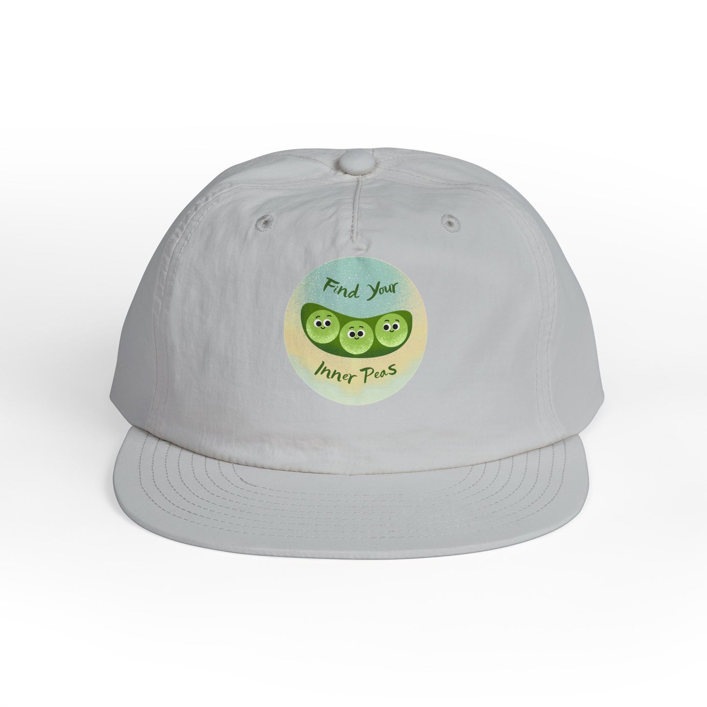 Surf Cap, Find Your Inner Peace Hat, Beachwear Accessories, Summer Cap, Fun Prints, Relaxation Gear, Outdoor Lifestyle