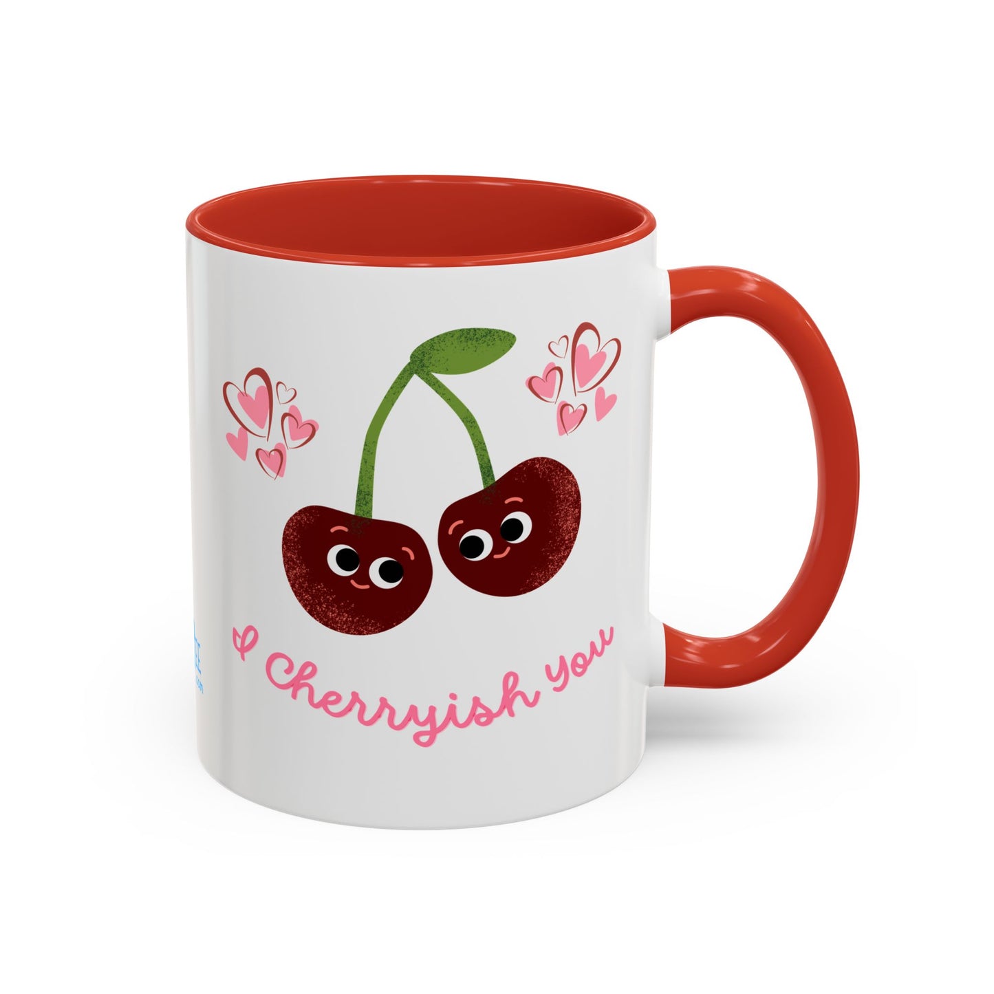 Cute Cherryish Coffee Mug, Cherry Mug, Love Mug, Valentine's Day Gift, Friendship Gift, Cute Coffee Lover's Gift