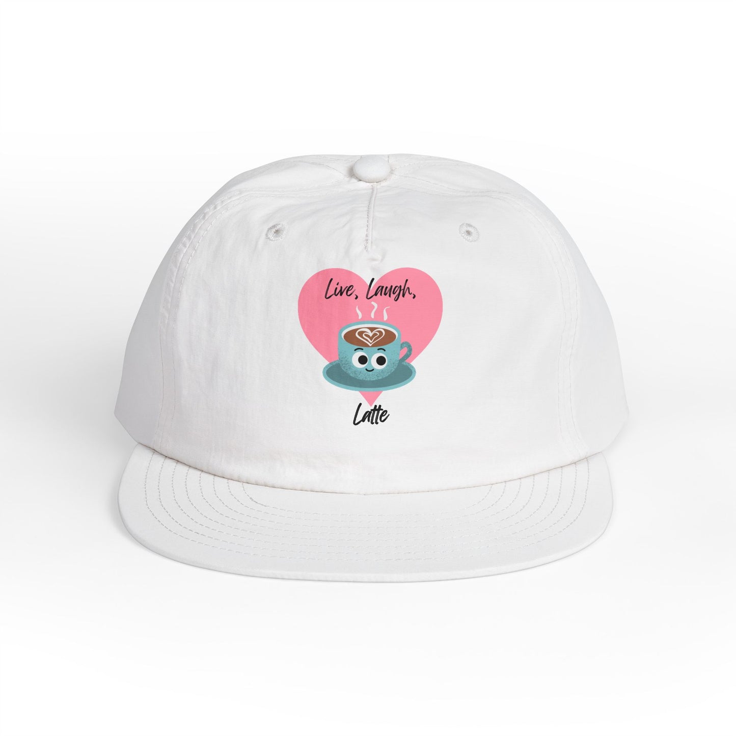 Playful Surf Cap - Live Laugh Love, Summer Vibes, Casual Weekend Accessory, Fun Beach Hat, Gift for Surf Lovers
