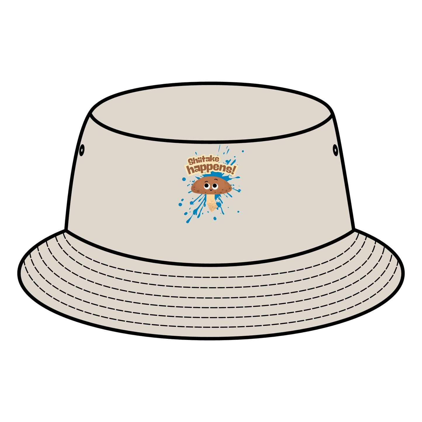 Playful Mushroom Bucket Hat, Trendy Summer Accessories, Gift for Nature Lovers, Festival Hats, Fun Outdoor Wear