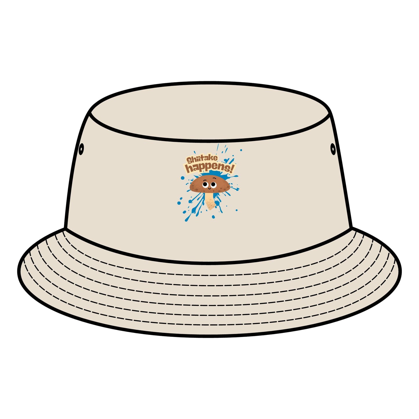 Playful Mushroom Bucket Hat, Trendy Summer Accessories, Gift for Nature Lovers, Festival Hats, Fun Outdoor Wear
