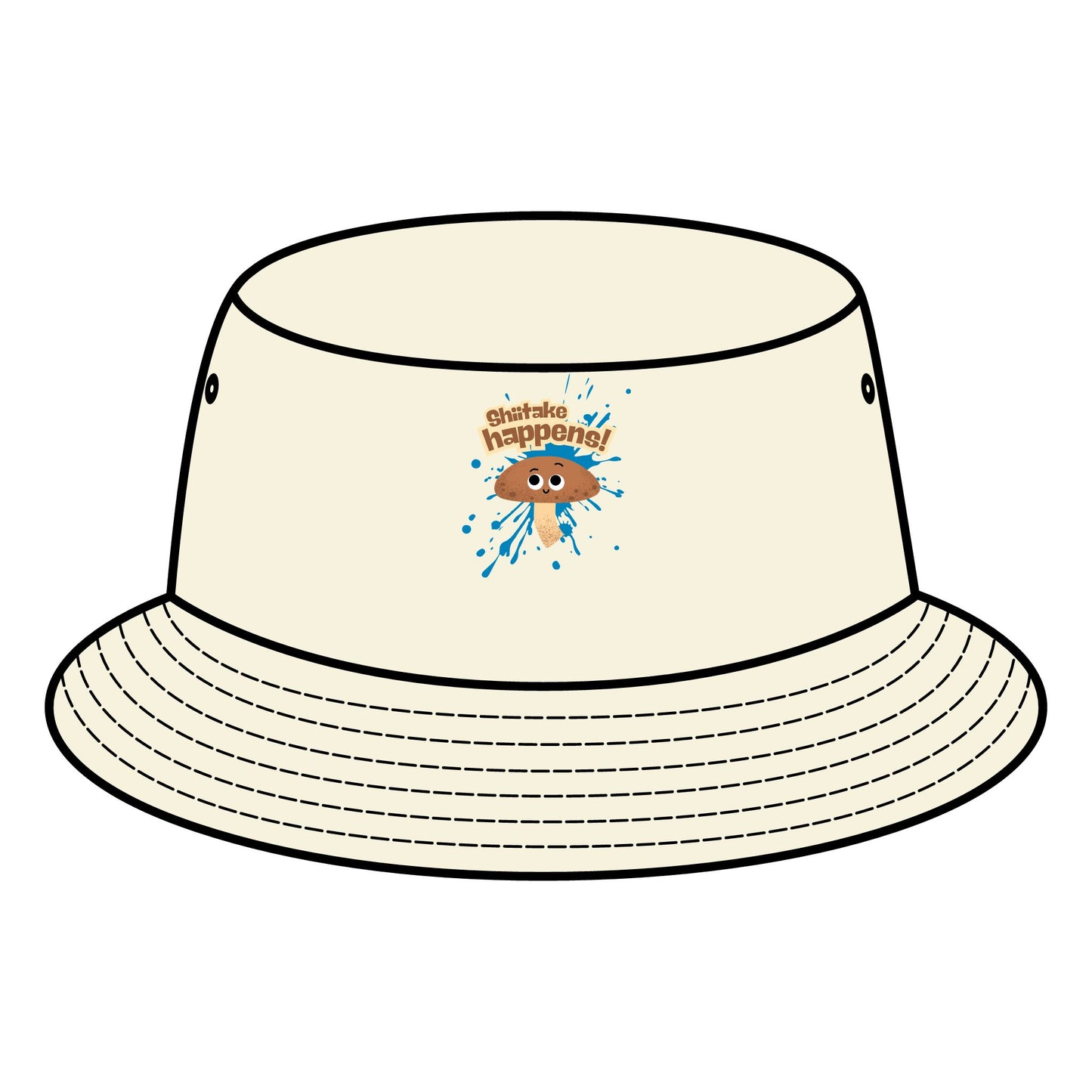 Playful Mushroom Bucket Hat, Trendy Summer Accessories, Gift for Nature Lovers, Festival Hats, Fun Outdoor Wear