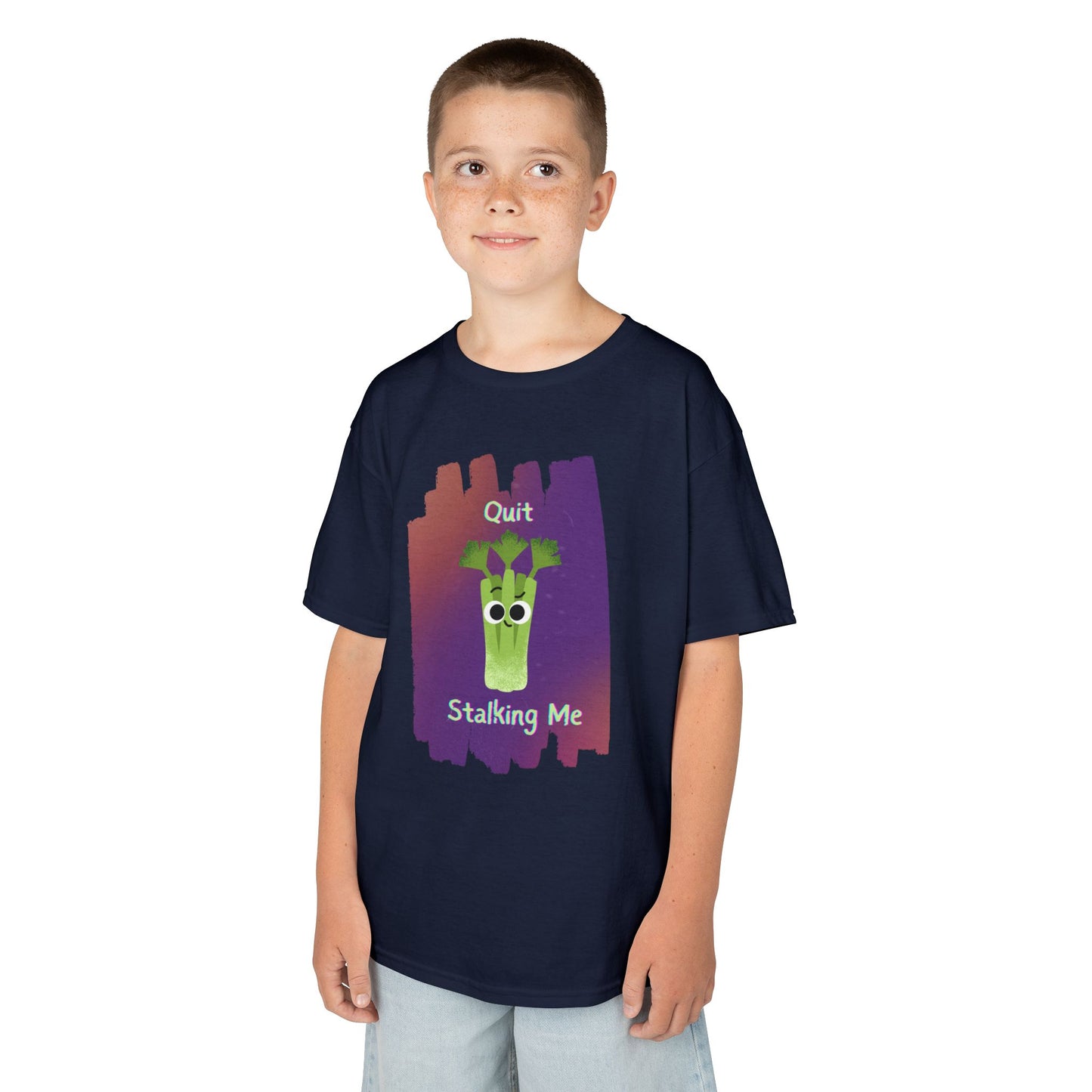Funny Kids Tee - "Quit Stalking Me" - Cute Graphic Shirt for Kids, Gift for Birthdays, Playdates, Humor Tee