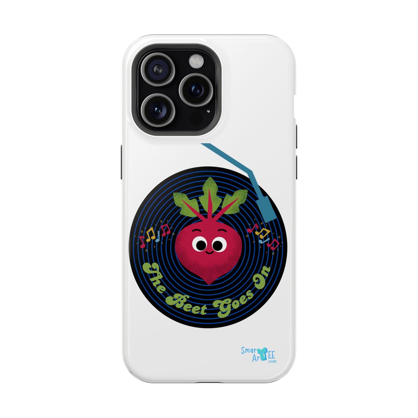 Fun Impact-Resistant Phone Cases - Unique Phone Accessories, Beet Pun Themed, Holiday Present