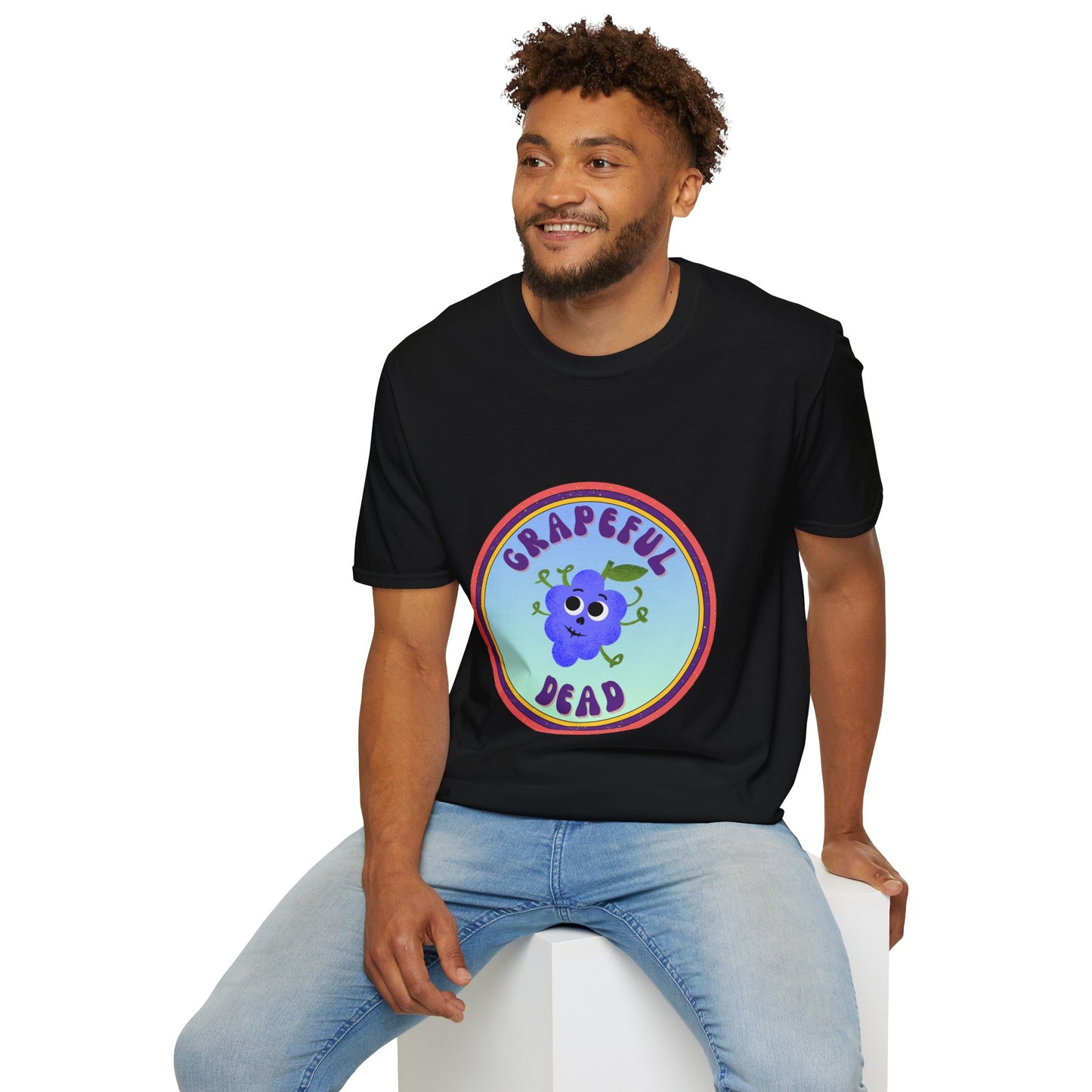 Grapeful Dead Unisex T-Shirt | Vintage Music Tee, Festival Wear, Gift for Music Lovers, Casual Style, Retro Graphic Shirt