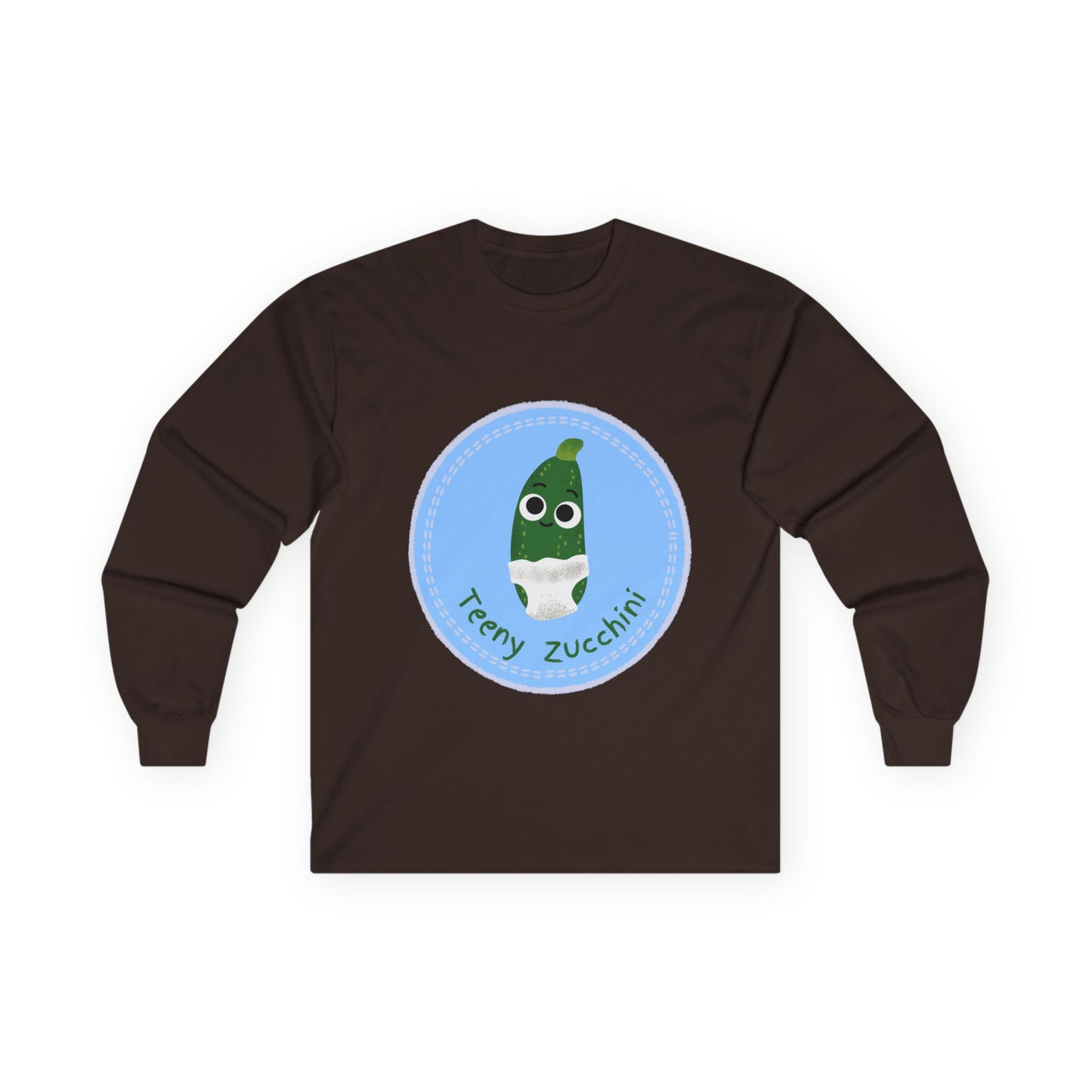 Fun Zucchini Long Sleeve Tees, Unisex Cotton Shirt, Gardening Gift, Vegetable Lover Cozy Shirt, Cute Produce Apparel