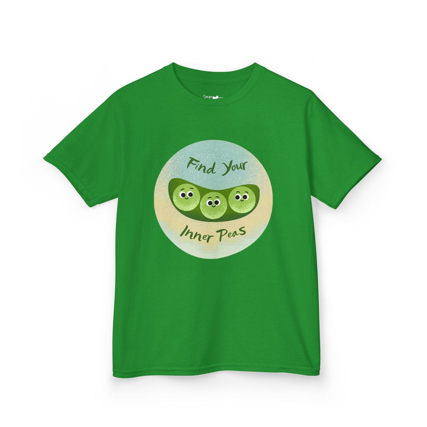 Kids Shirt with 'Find Your Inner Peas' Design, Fun & Relaxed Wear for Playtime, Perfect Gift for Kids, Summer Outfits, Funny Gift Idea