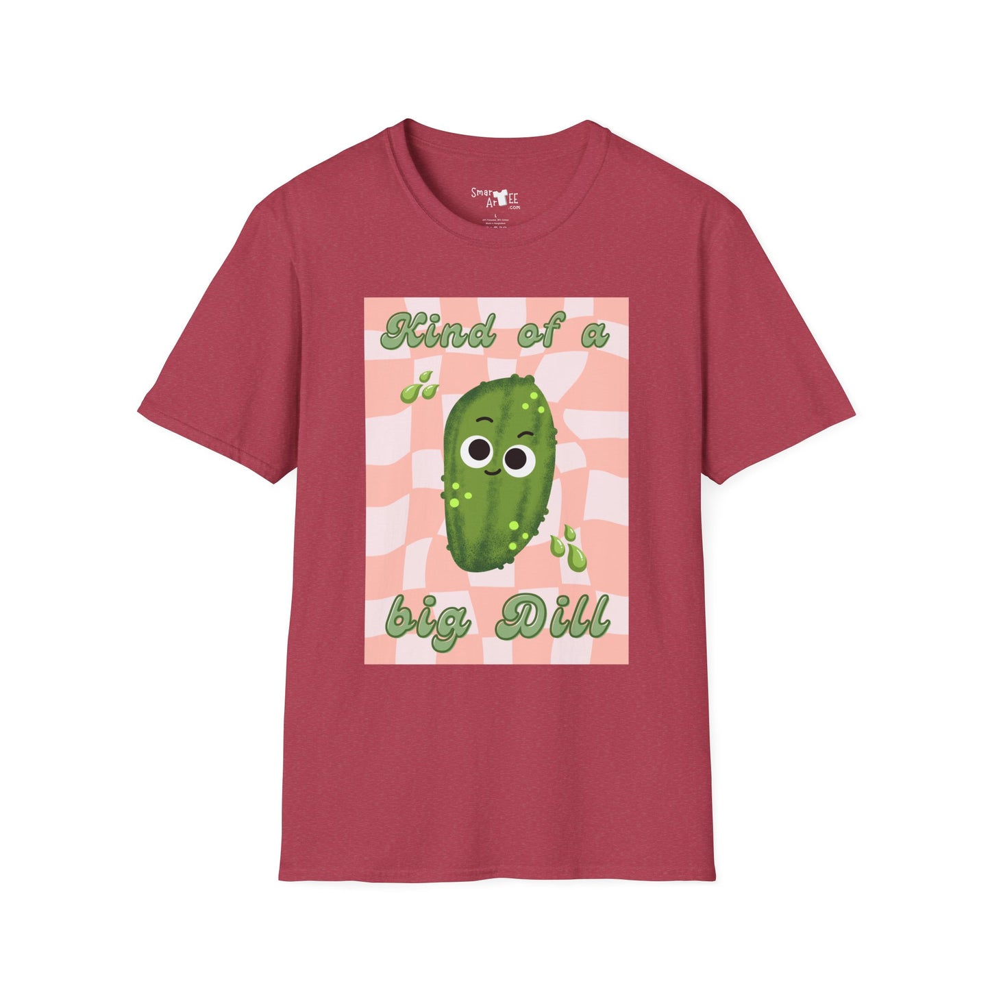 Cute Pickle Humor T-Shirt, Unisex Softstyle Tee, Funny Gift for Dill Pickle Lovers, Trendy Casual Wear, Unique Gift for Birthdays