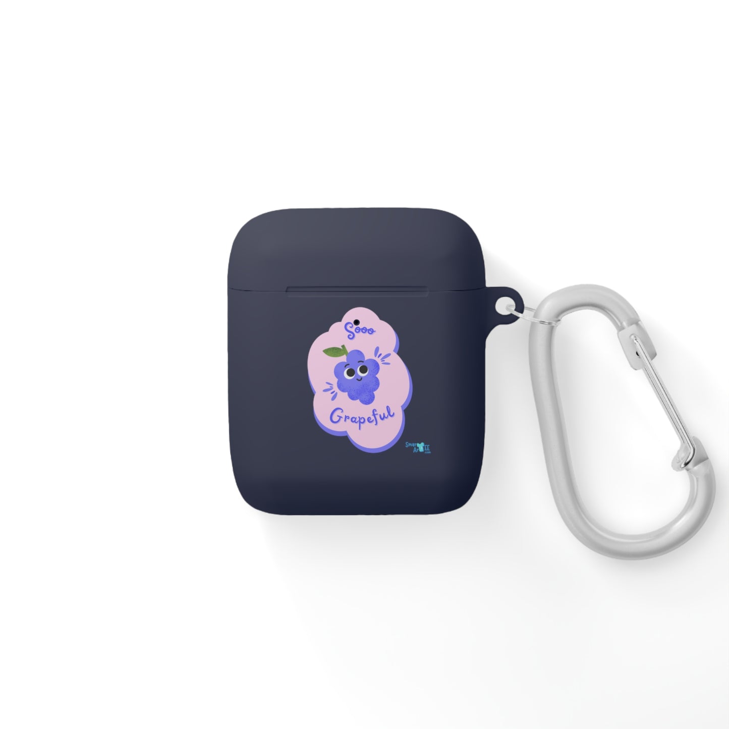AirPods Case Cover - 'Stay Grapeful' Design, Cute Accessory for AirPods, Perfect Gift for Friends, Unique AirPods Cover, Fun Tech