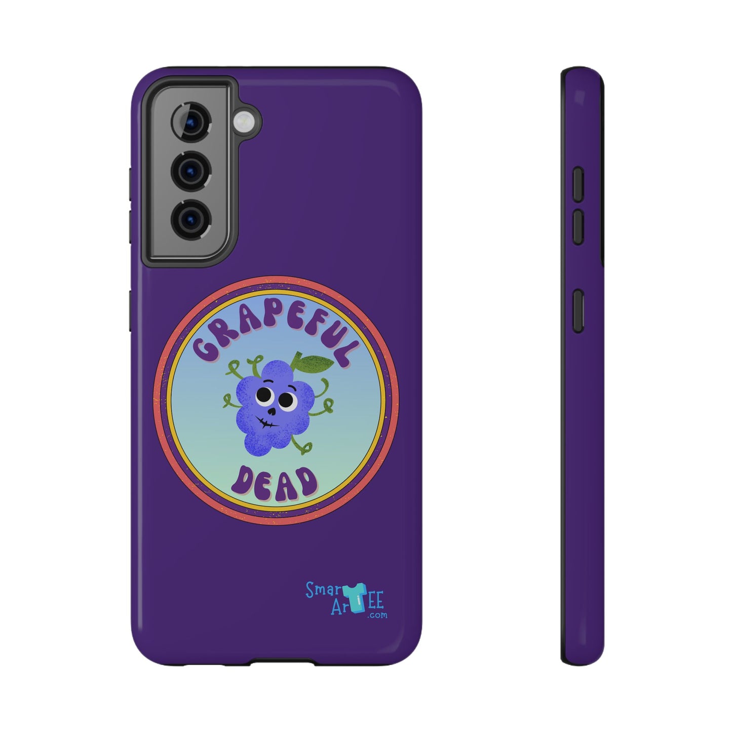 Whimsical Phone Case Featuring Grapeful Dead Design, Unique Protective Cover, Gift for Music Lovers, Fun Accessory for Festivals