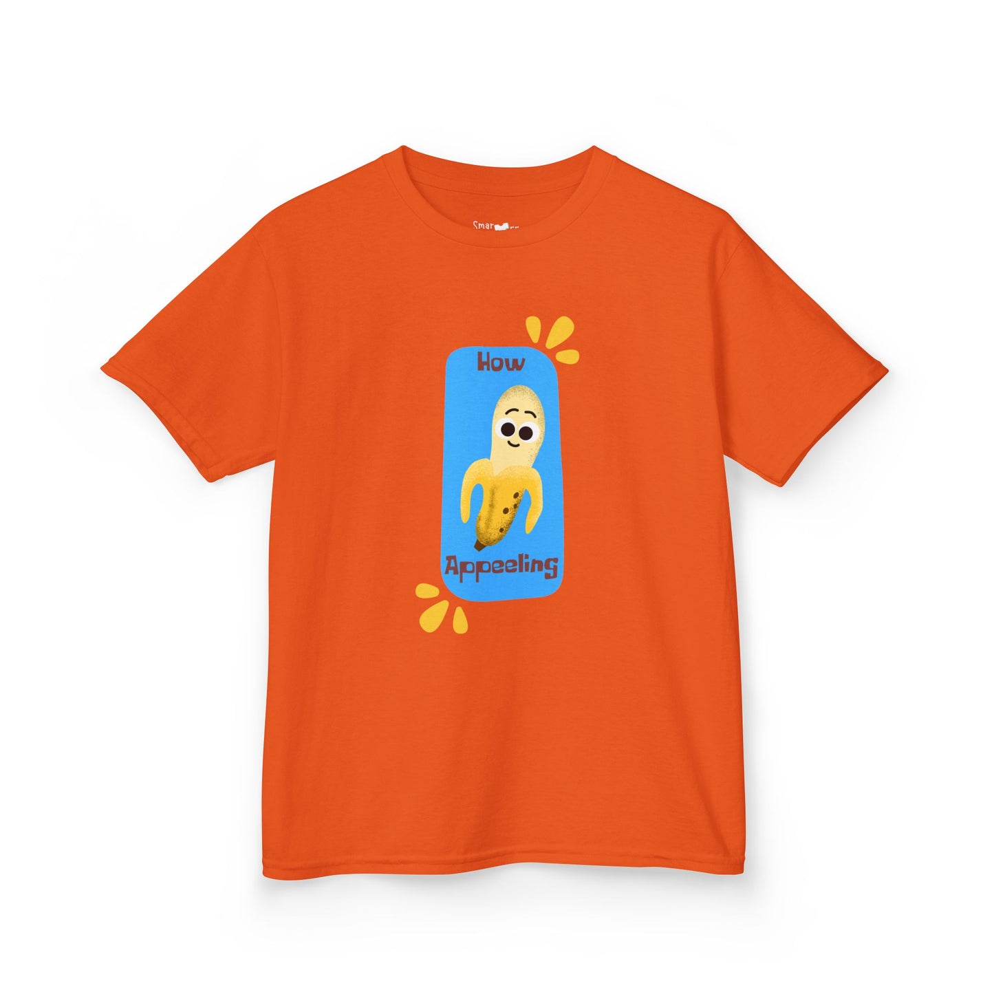 Kids Funny Graphic Tee with 'How Appeeling' Banana Pun Design | Playful Shirt for Children | Gift for Birthdays