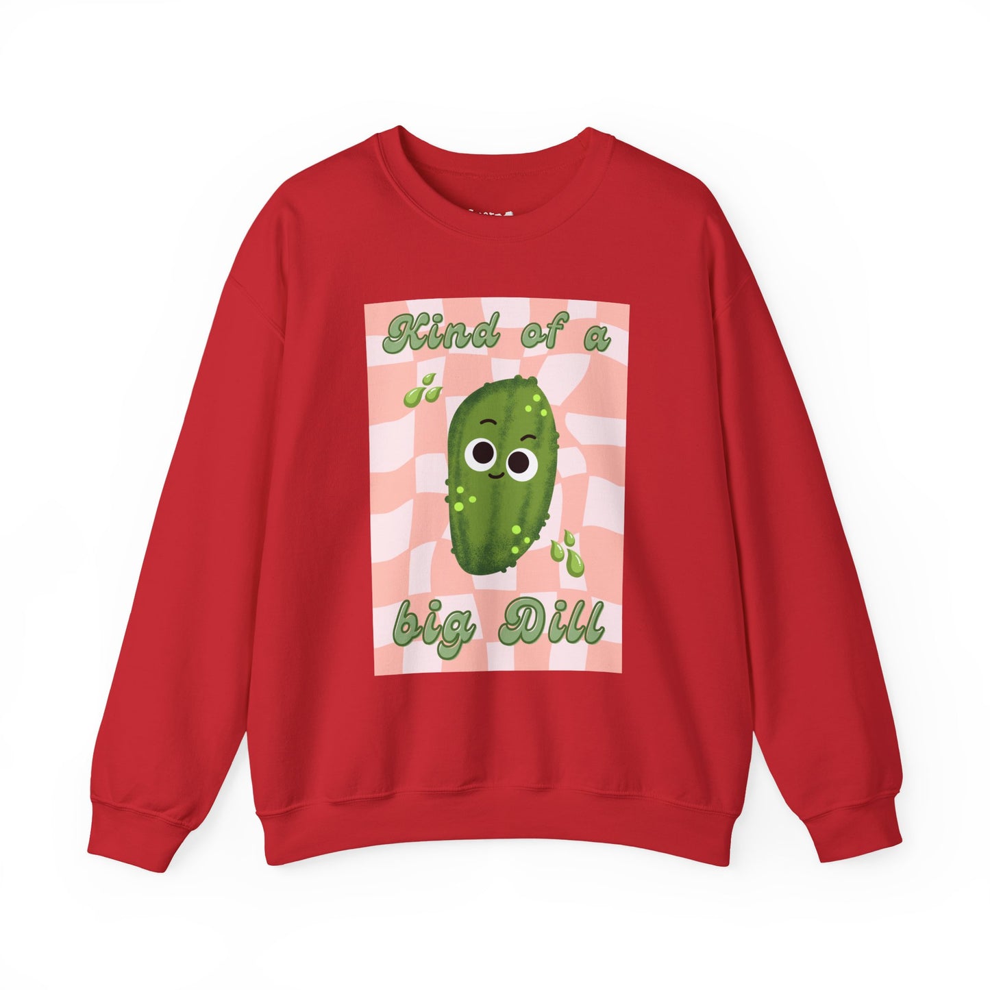 Whimsical Pickle Pun Sweatshirt, Funny Cozy Vegetable Pun Sweatshirt, Whimsical Gift Ideas, Fun For All