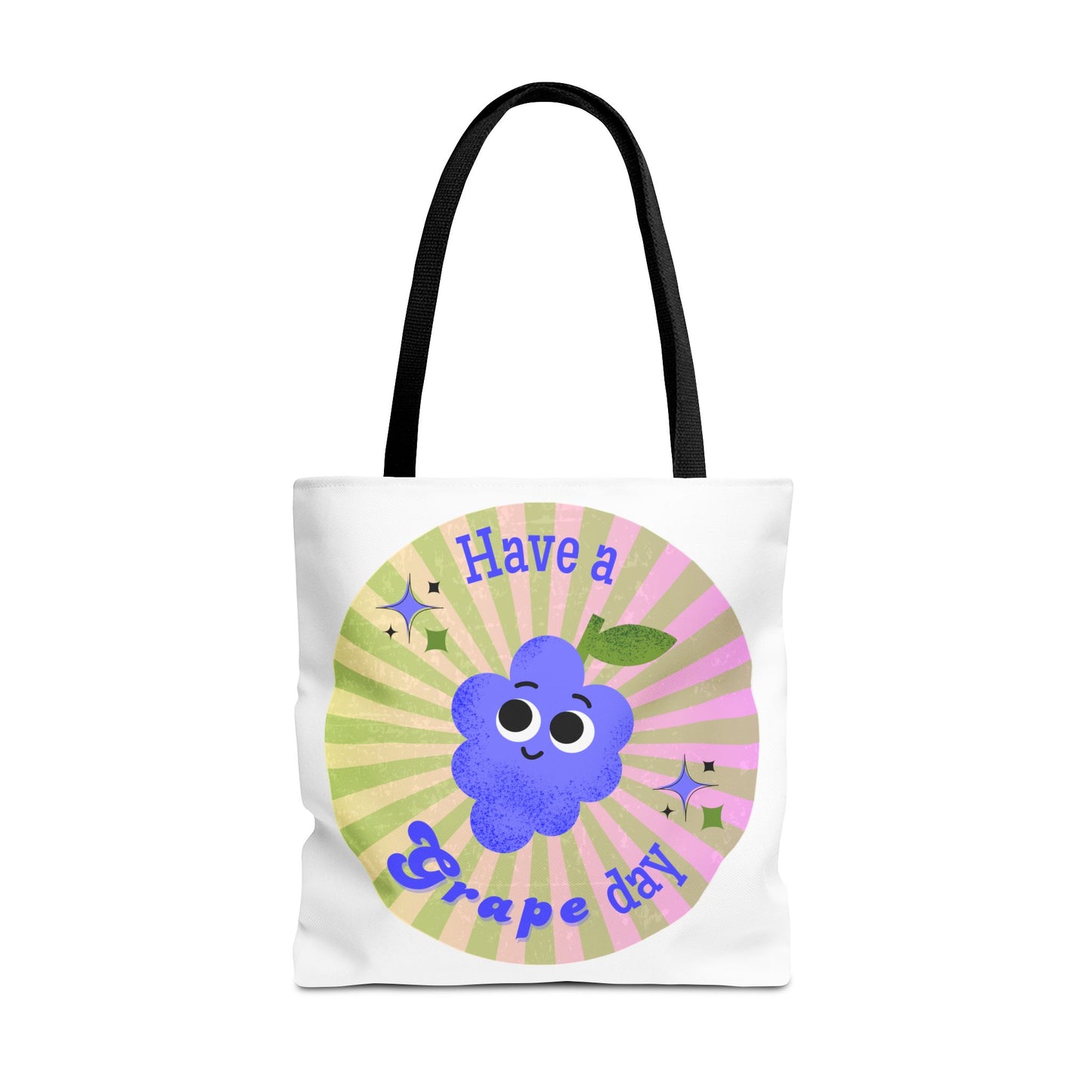 Cute Grape Day Tote Bag - Fun Reusable Shopping Bag, Gift for Fruit Lovers, Eco-Friendly Tote, Summer Bag, Kids' Toy Bag