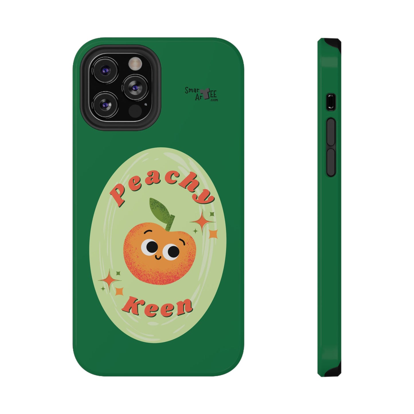 Peachy Keen Phone Case, Cute Impact-Resistant Case, Fun Smartphone Cover, Gift for Fruit Lovers, Customizable Phone Accessory