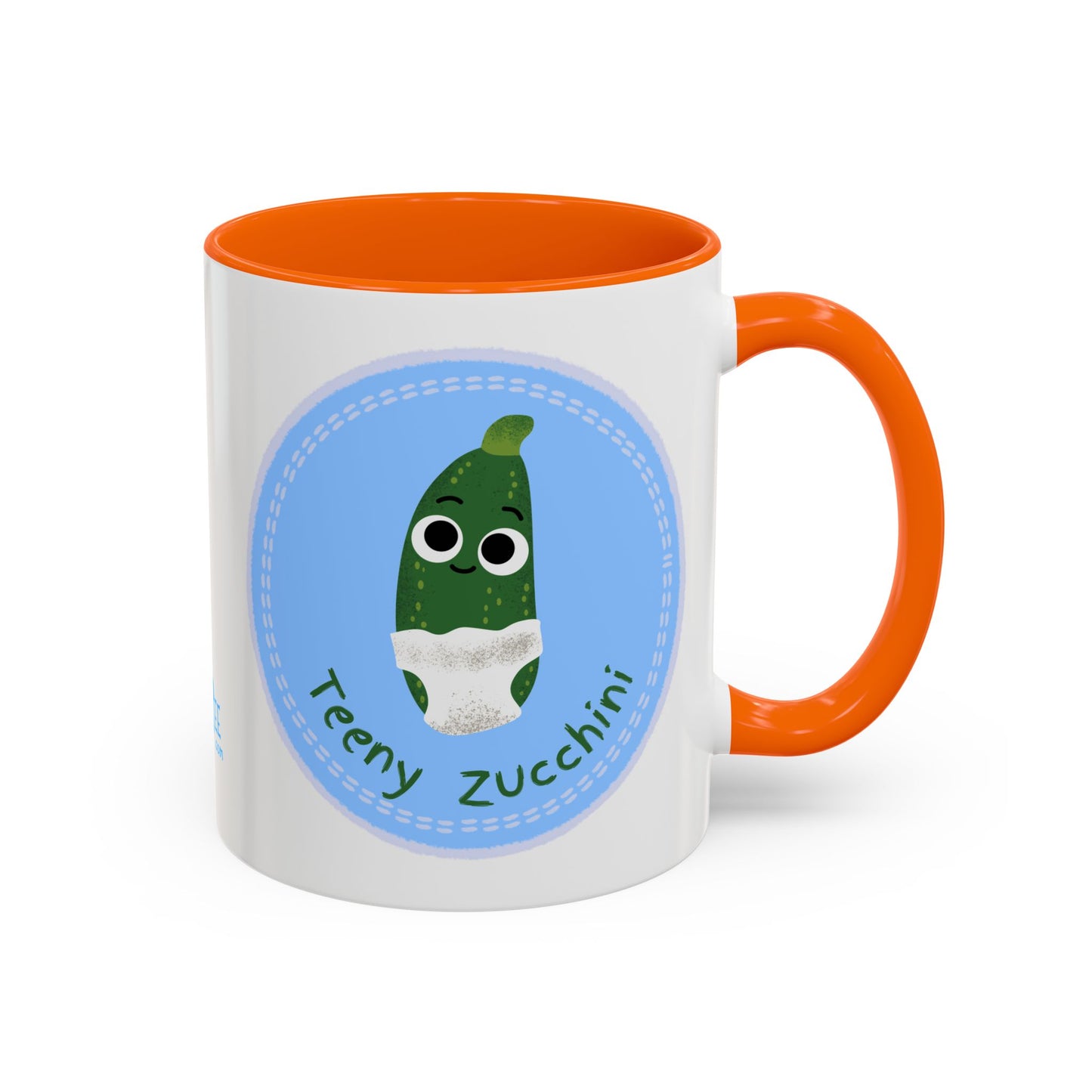 Cute Teeny Zucchini Coffee Mug – Fun Gift for Gardeners, Veggie Lovers, Kitchen Decor, Home Office, Birthday