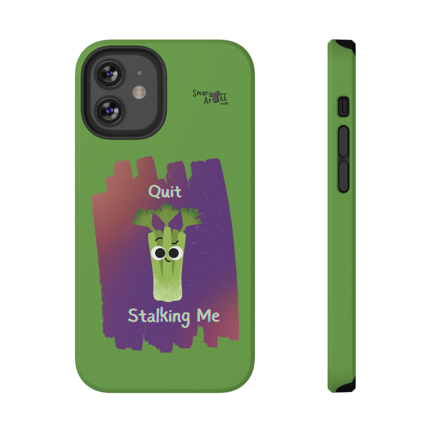 Cute Celery Pun Phone Case, Quirky Impact-Resistant Cell Phone Cover, Gift for Veggie Lovers, Fun Accessories for Friends
