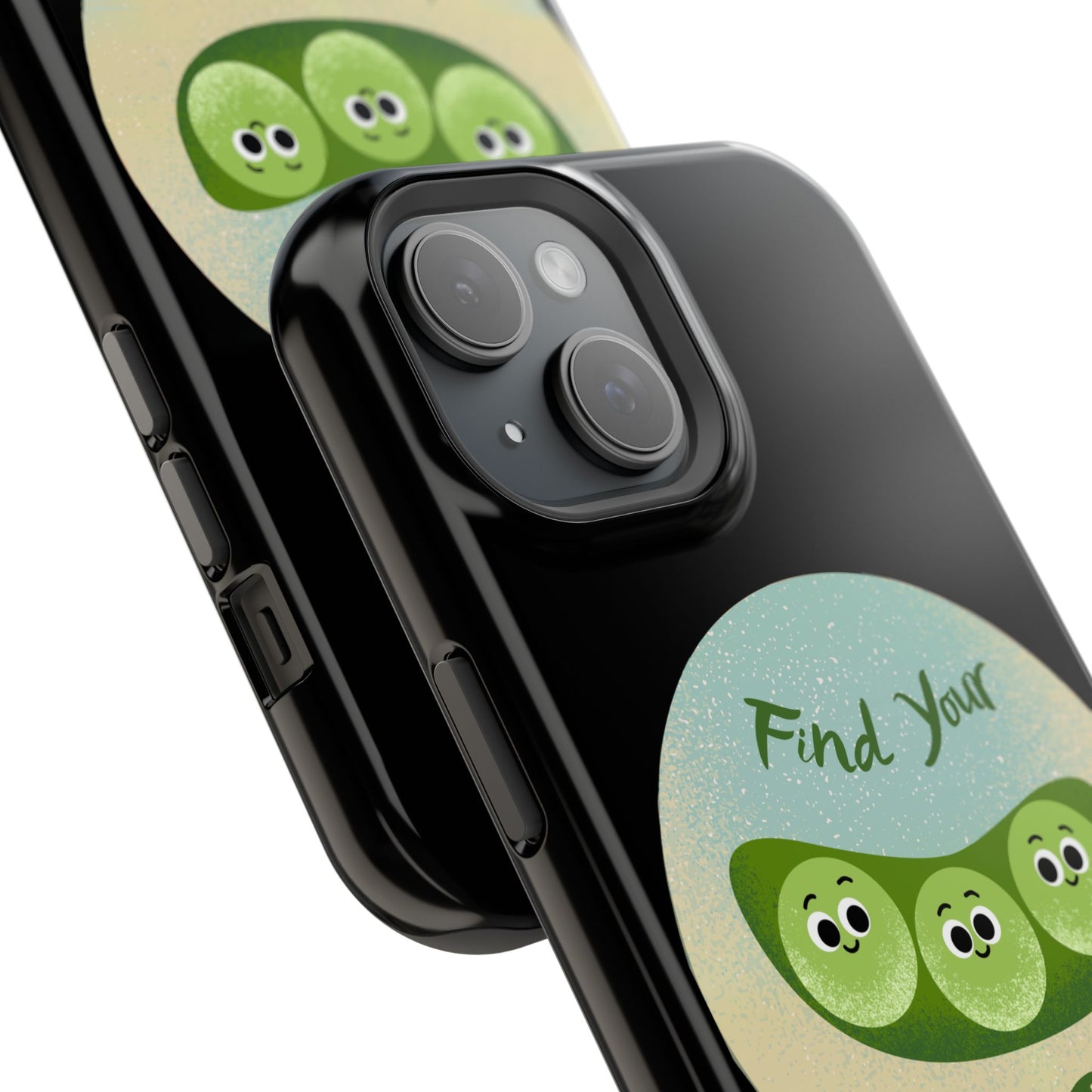 Find Your Inner Peas Phone Case | Impact-Resistant, Cute Phone Cover for Veggie Lovers, Gift for Friends, Fun Phone Accessories