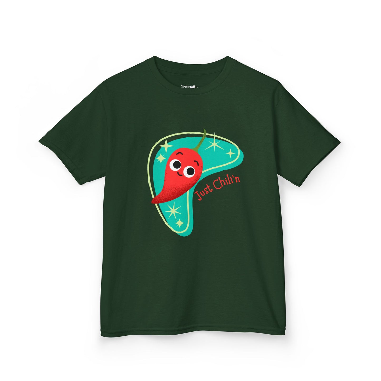 Chill'n Kids Tee - Just Chili'n Pepper Pun Gift for Kids, Summer Outfit, Cute Designer Tee, Everyday Wear, Playtime Shirt