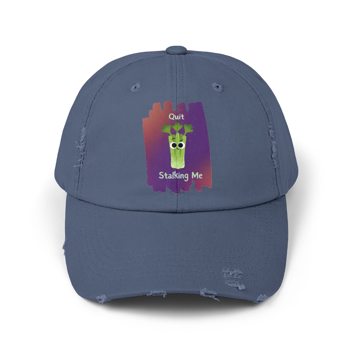 Quirky Distressed Cap for Fun-Loving Individuals, Casual Fashion Hats, Gift for Friends, Unique Accessories, Everyday Wear