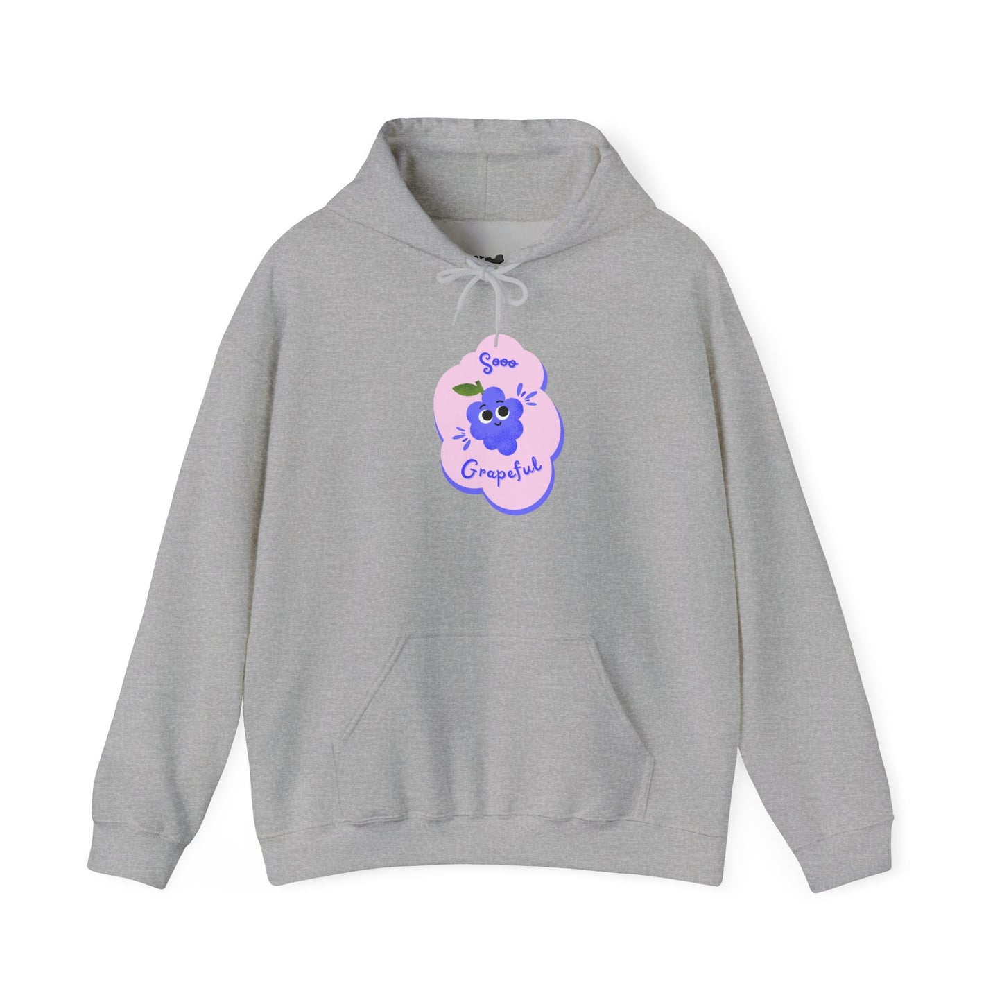 Charming Grape Hoodie, Cozy Unisex Pullover, Graphic Hoodie for Spring, Perfect Gift for Garden Lovers, Trendy Casual Wear