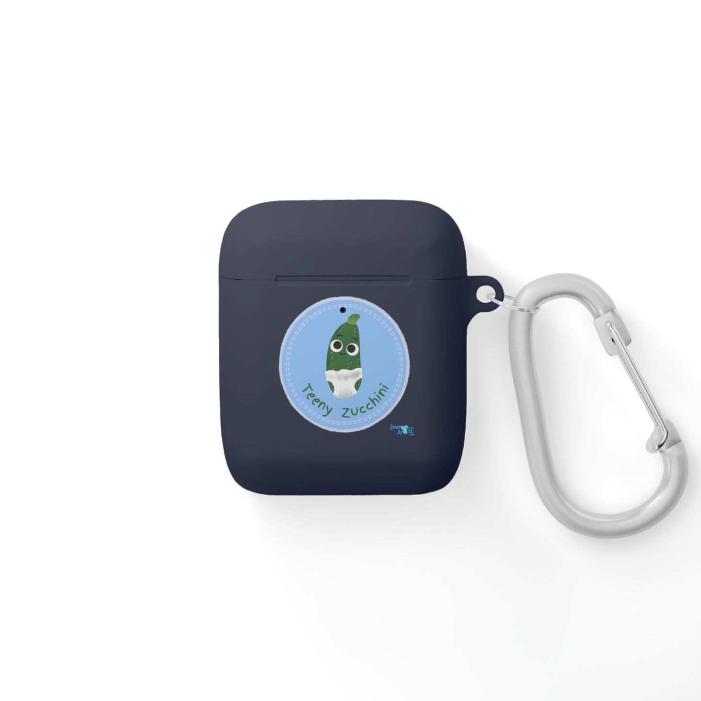 Cute Zucchini AirPods Case Cover, Funny AirPods Holder, Vegetable AirPods Skin, Greenery Gift, Cartoon Tech Accessory