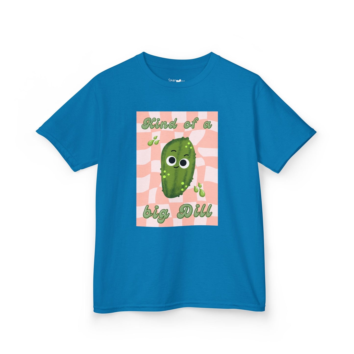 Kids' Funny Cucumber 'Kind of a Big Dill' Humor Shirt, Funny Vegetable Pun, Great Gift Idea