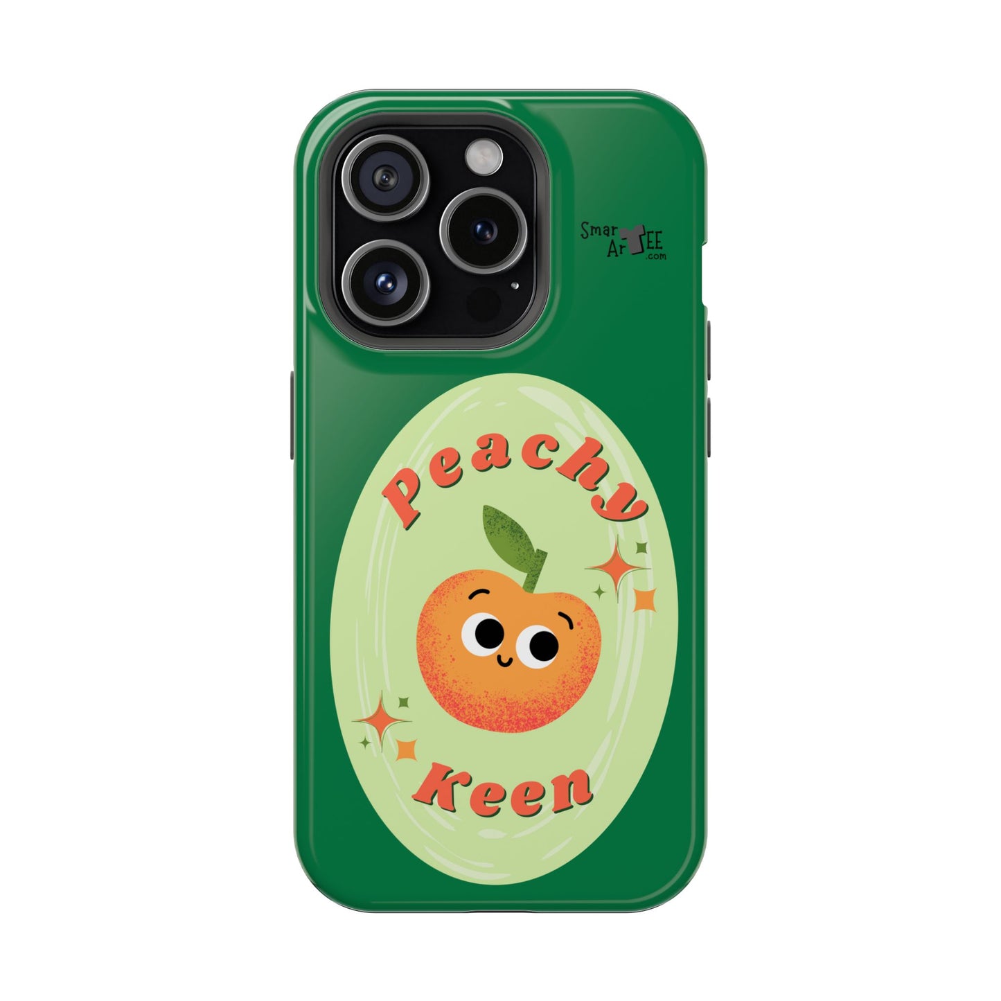 Peachy Keen Phone Case, Cute Impact-Resistant Case, Fun Smartphone Cover, Gift for Fruit Lovers, Customizable Phone Accessory